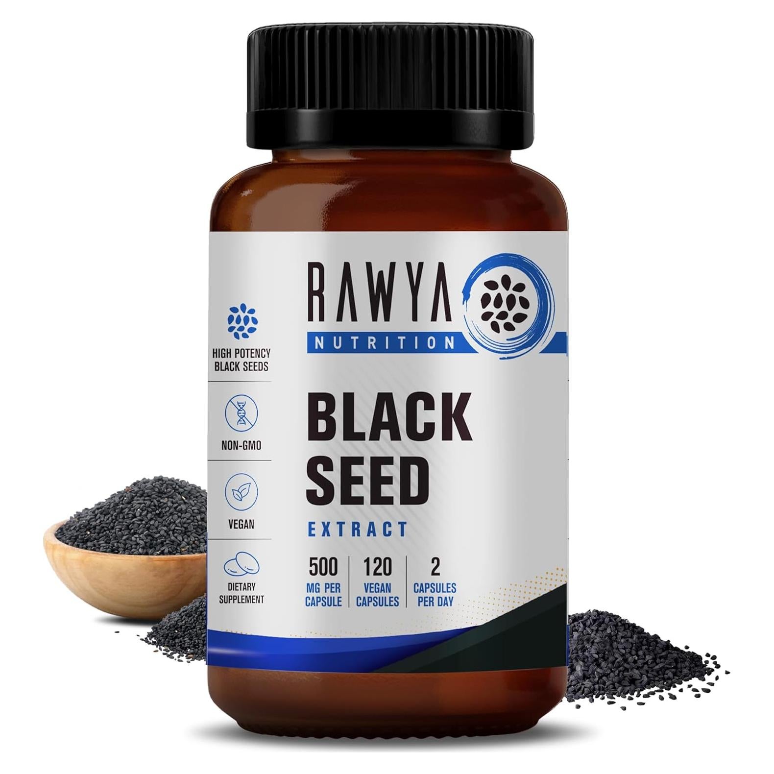 Extracto de Semilla Negra Rawya 500 mg - 120 Cápsulas Veganas