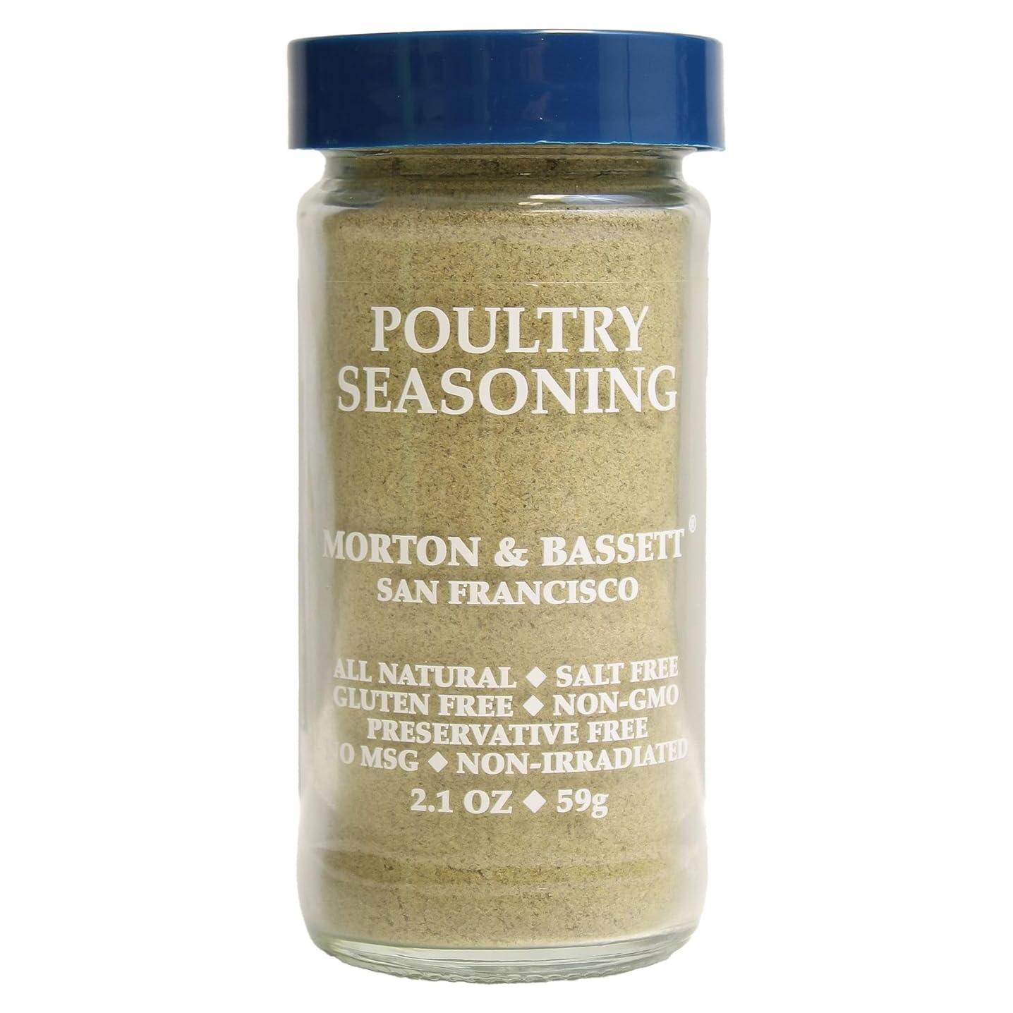 Sazonador de Aves Morton & Bassett 59.5g - Sin Sal, No OGM