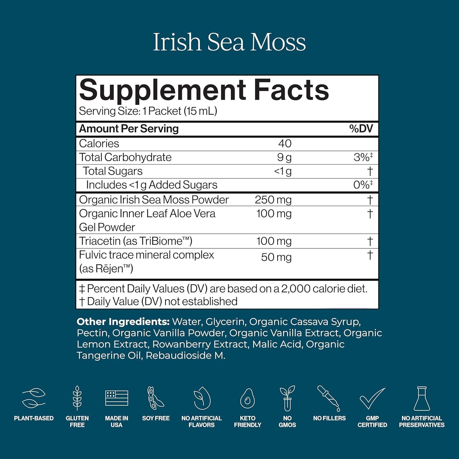 Suplemento Musgo Marino Irlandés CYMBIOTIKA 52 Porciones