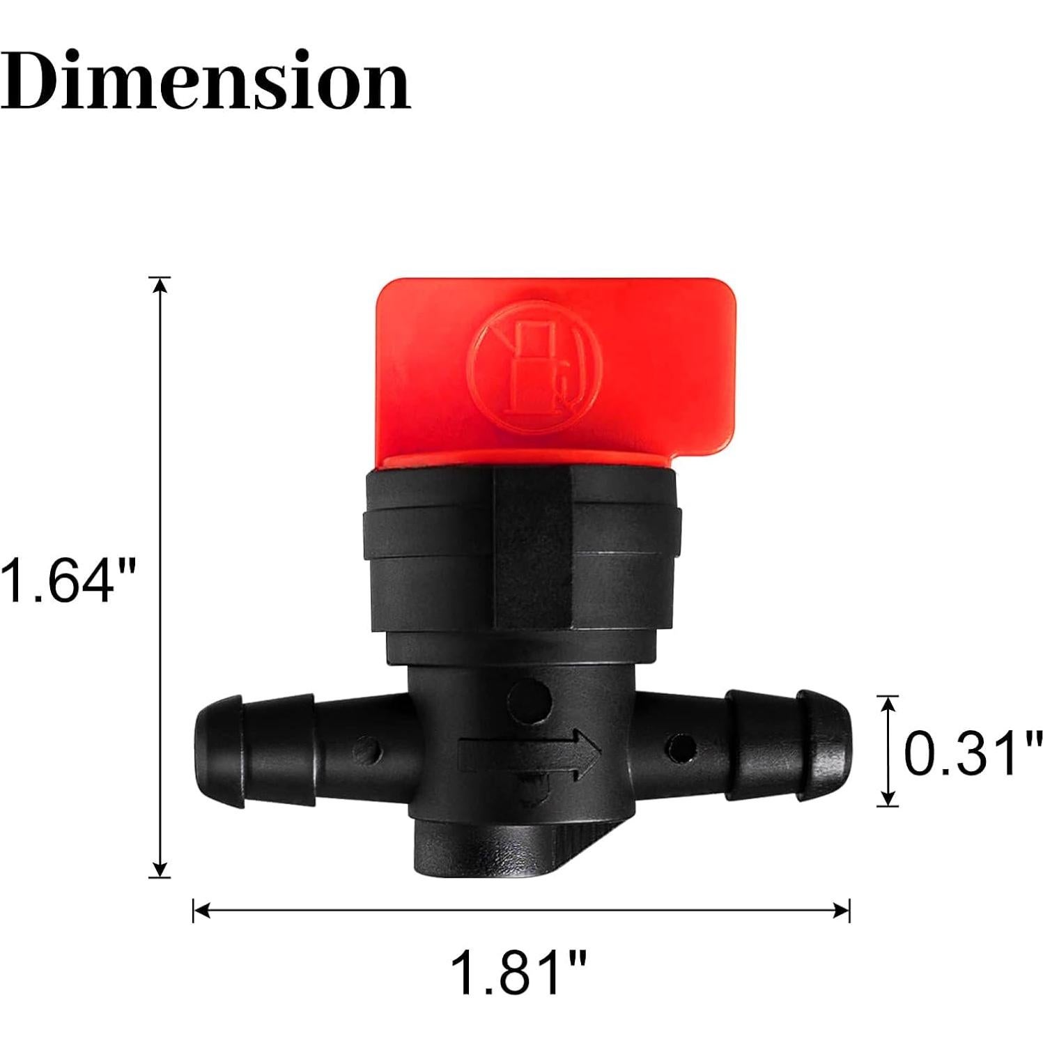 Válvula de Corte de Combustible CLSR2U 1/4" 10 Paquetes