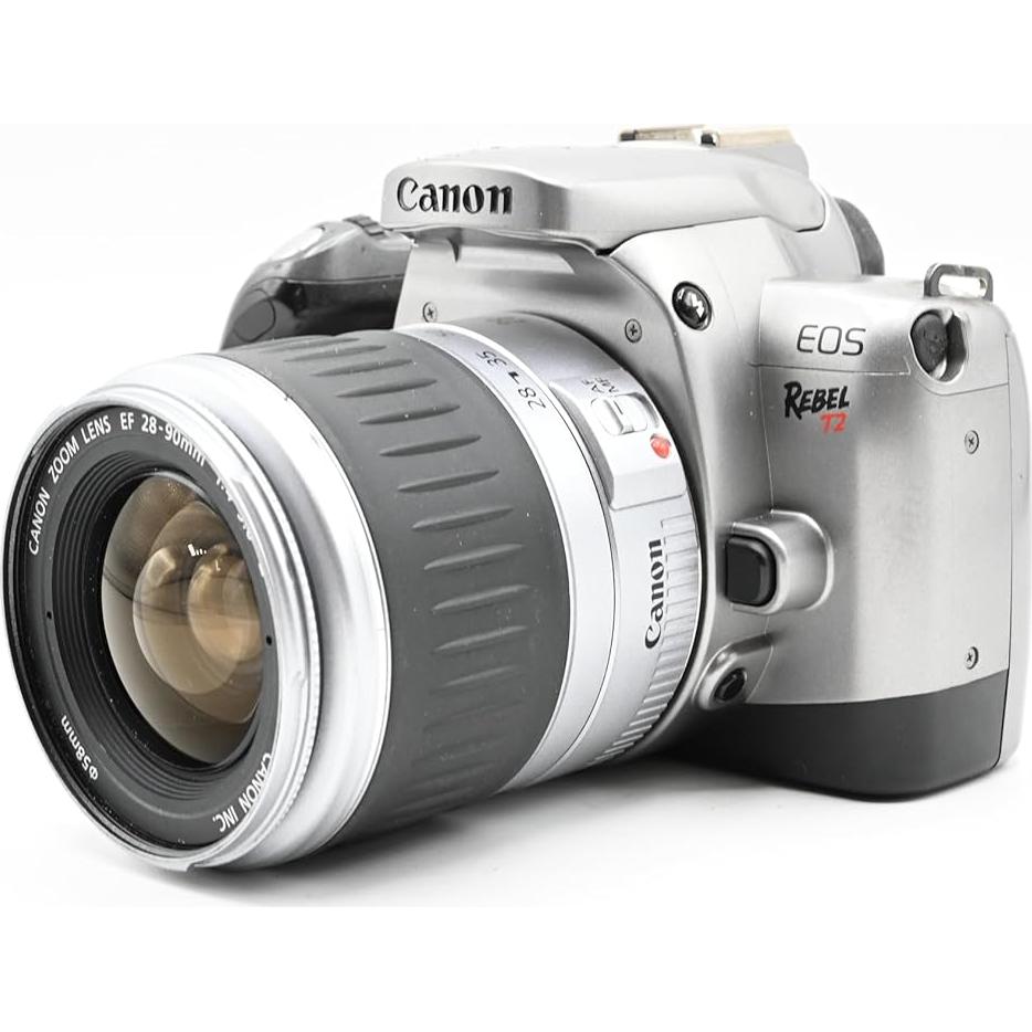Cámara SLR Canon Rebel T2 35mm con lente 28-90mm