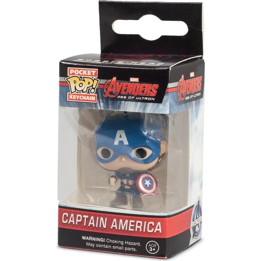 Funko Pocket Pop Llavero Capitán América 3,81 cm Marvel