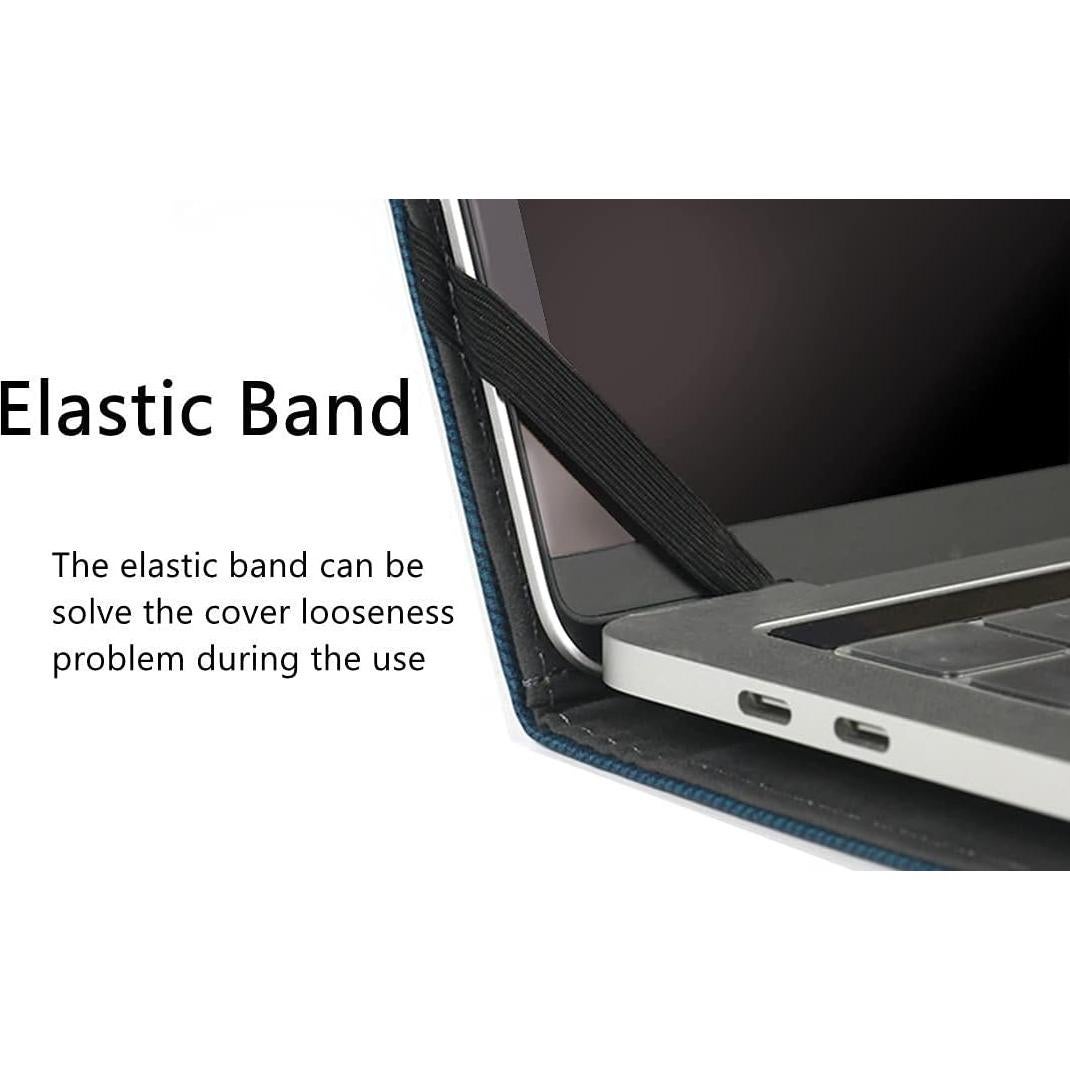 Funda dura PU para Samsung Galaxy Book 13.3" Rojo