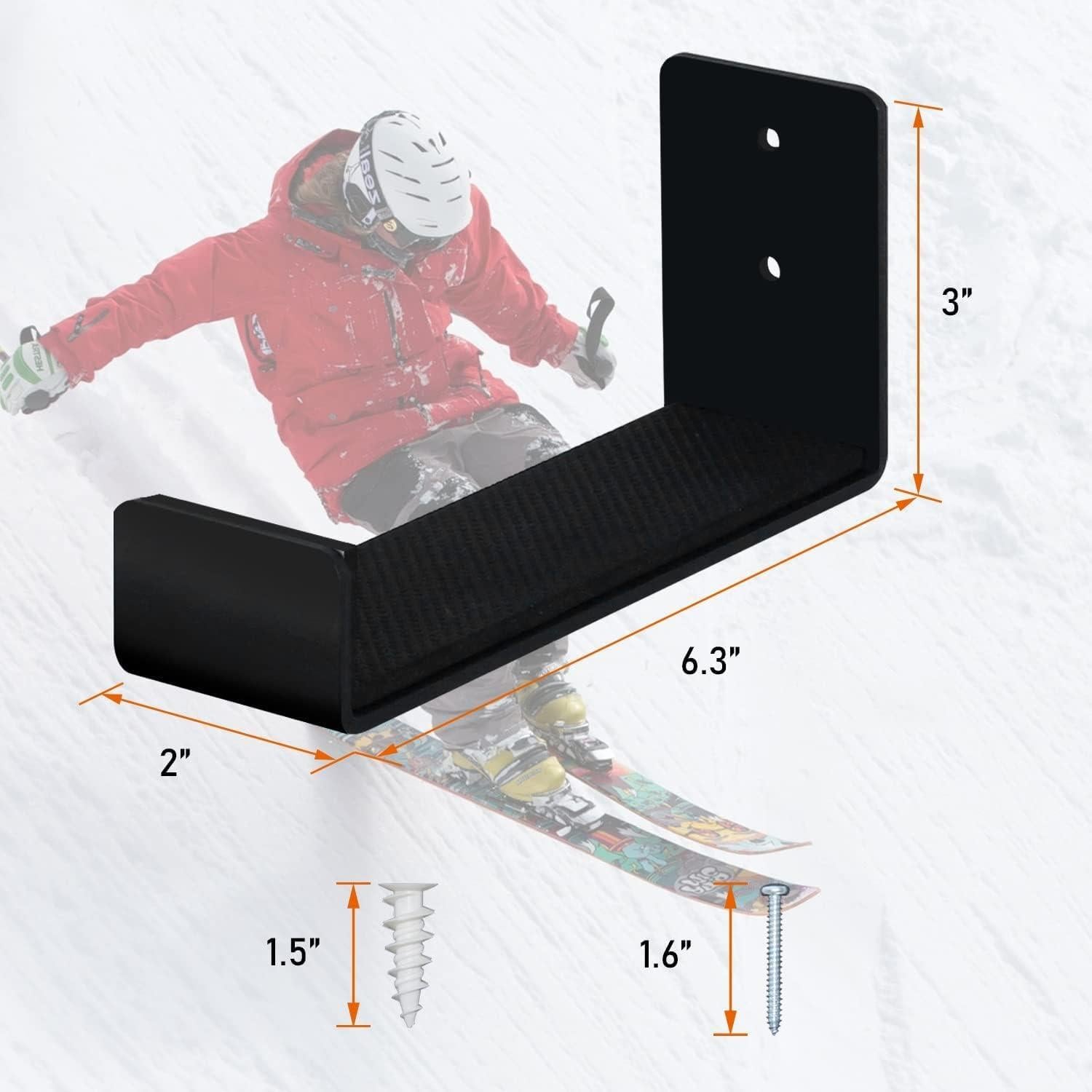 Soporte de Pared para Snowboard Poskad - Aluminio Minimalista
