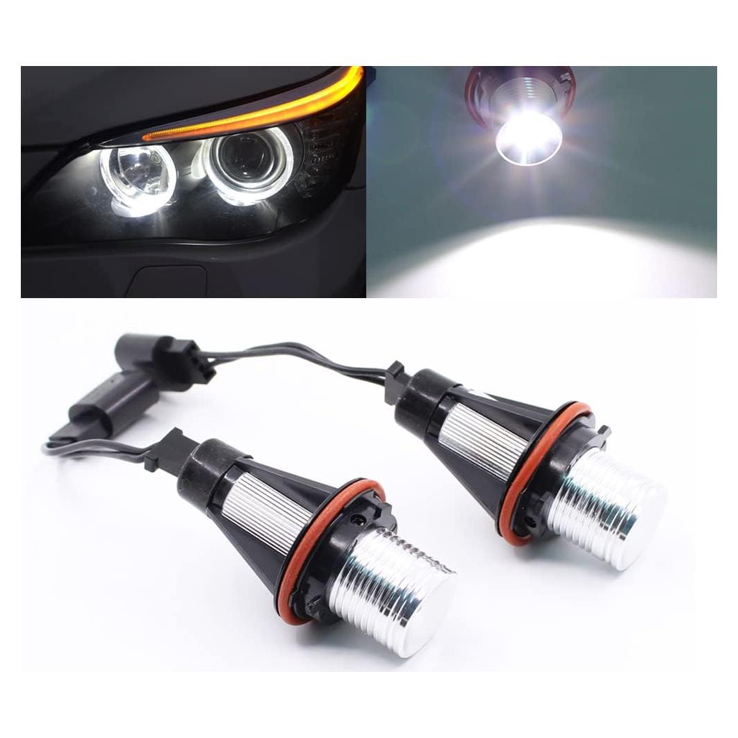 2 Bombillas LED de Marcador Halo 5W CSSLYZL para BMW