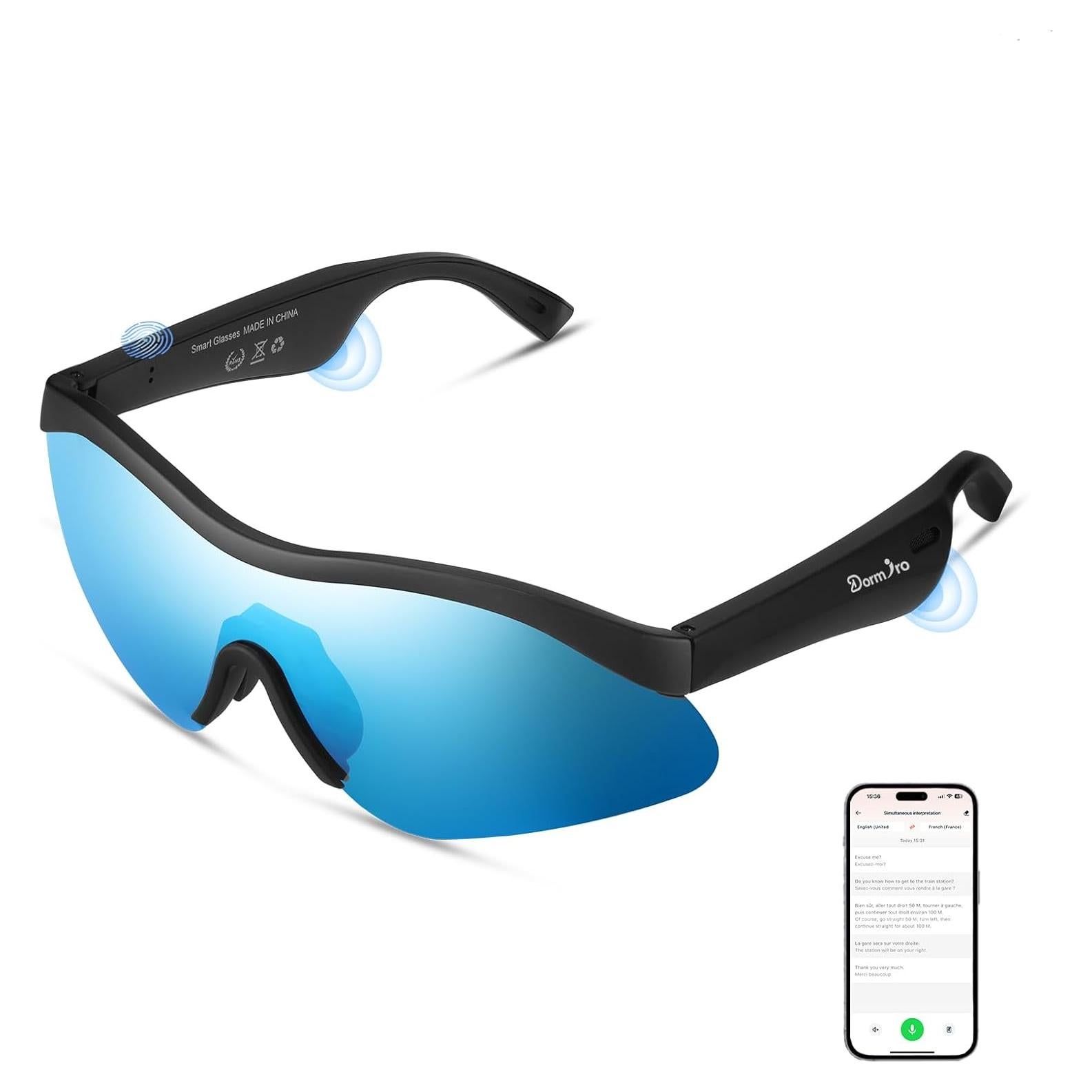 Gafas Inteligentes Dormiro YT-1005 Bluetooth Impermeables