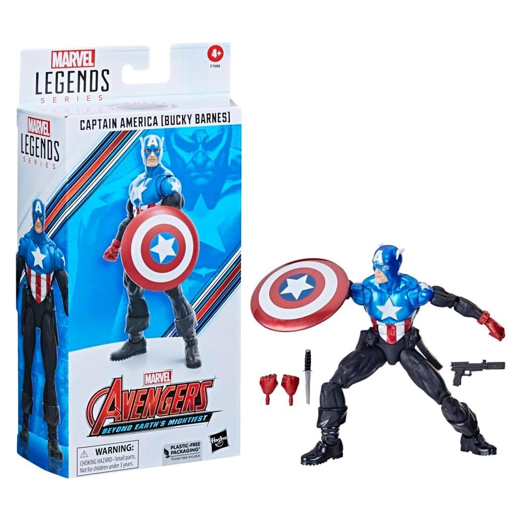 Figura de Acción Capitán América Bucky Barnes 15cm Hasbro