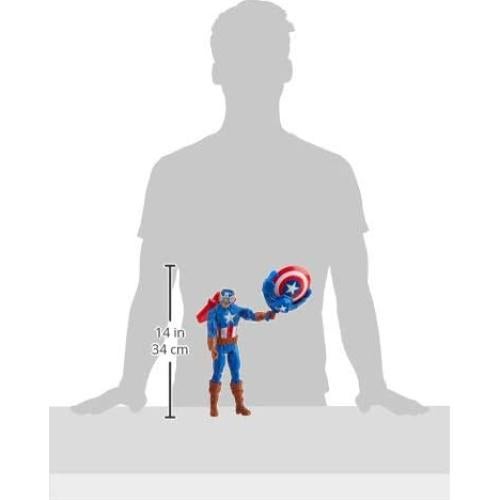 Figura Capitán América 30 cm Hasbro Titan Hero Blast Gear
