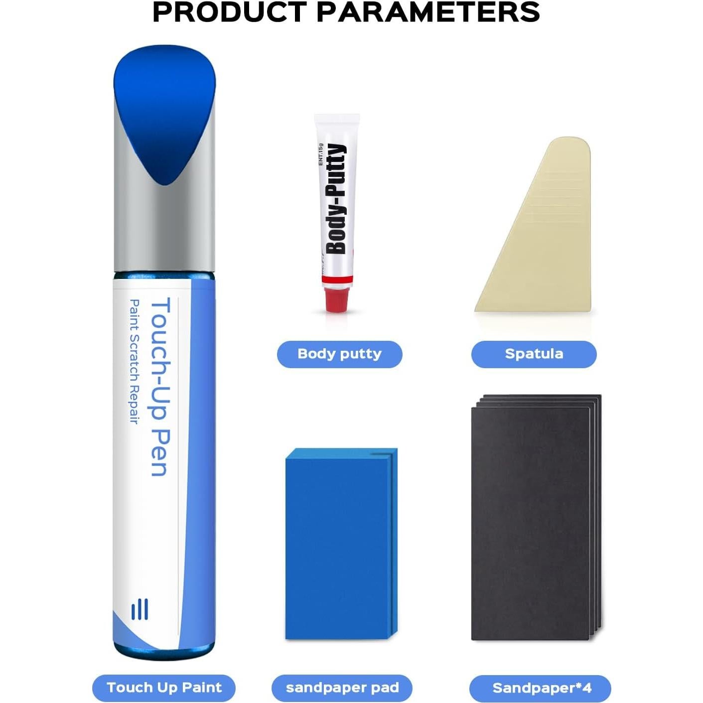 Kit de Reparación de Pintura PARTS4EV Aegean Metálico para Honda