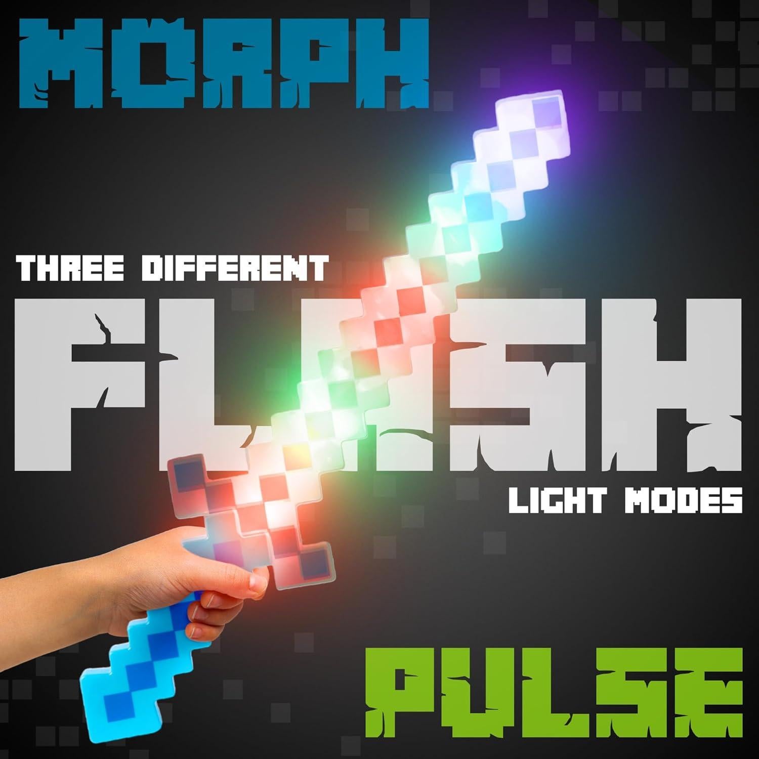 Paquete de 2 Espadas LED Pixel 8-Bit 60,96 cm Azul Fun Central