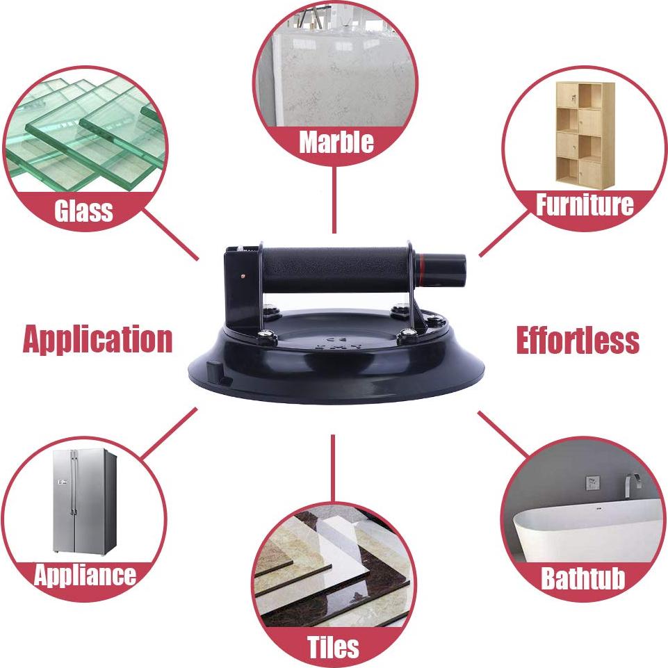 Ventosa Cóncava IMT 9" para Vidrio y Parabrisas - 108.86kg