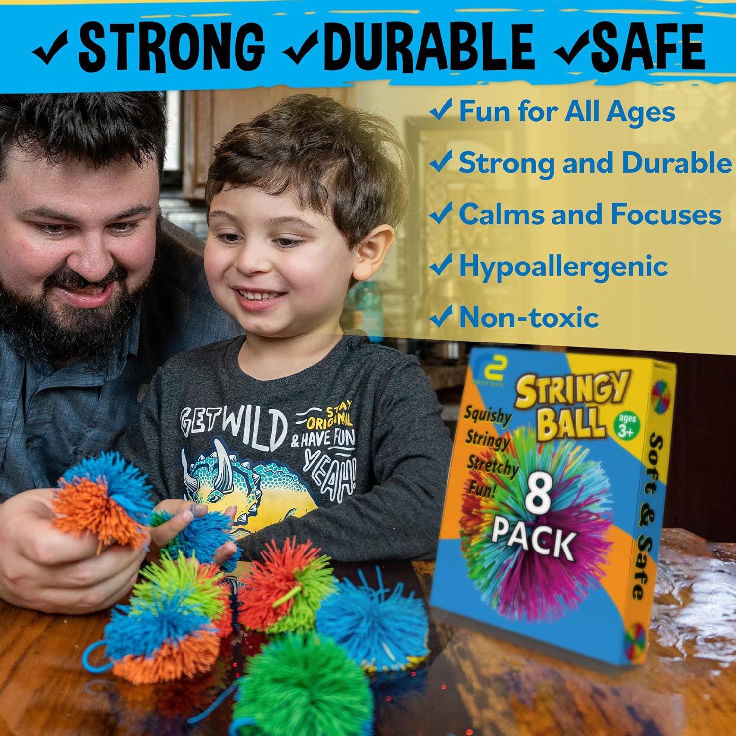 Pelotas Sensoriales Refresh Sports - Paquete de 8 para Niños