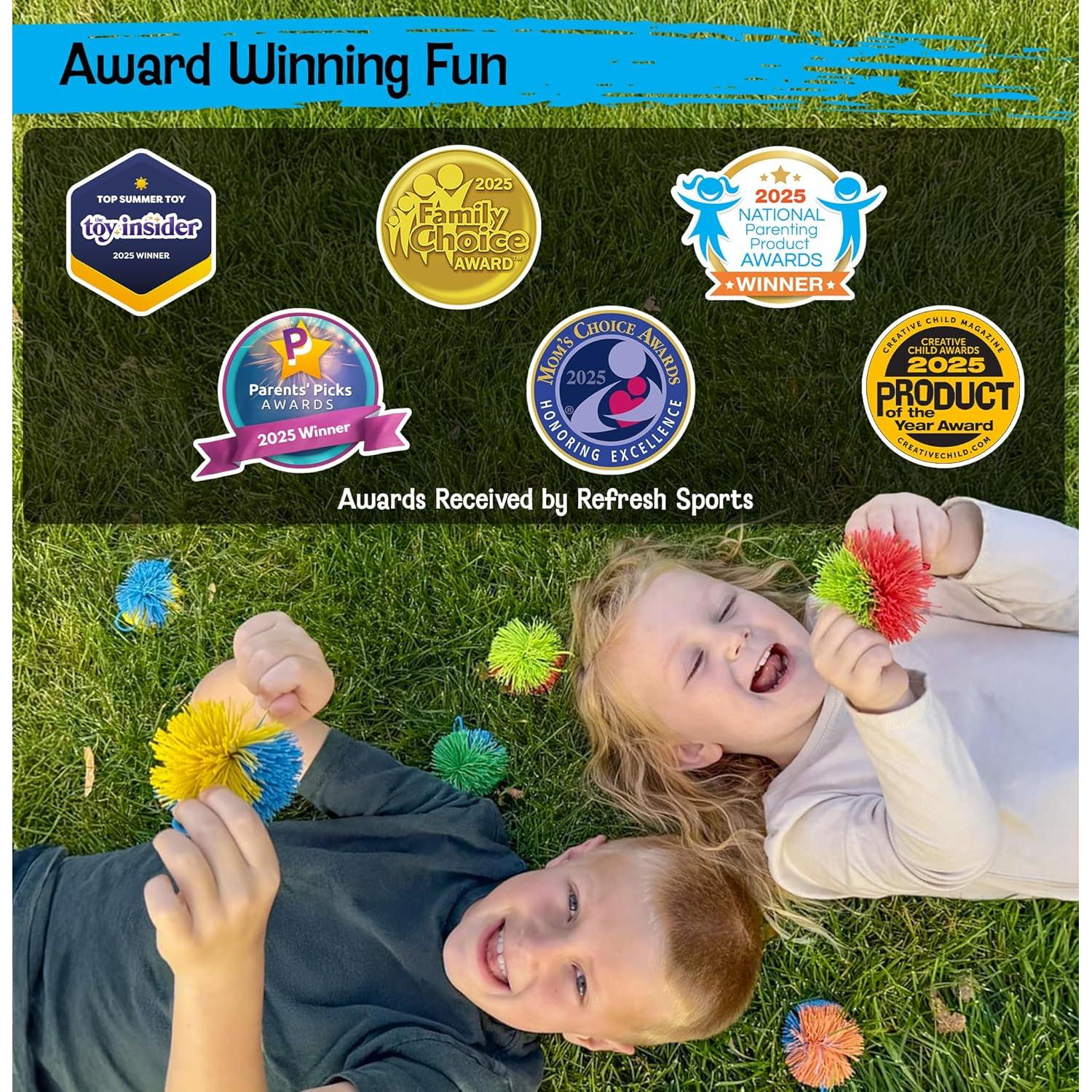 Pelotas Sensoriales Refresh Sports - Paquete de 8 para Niños