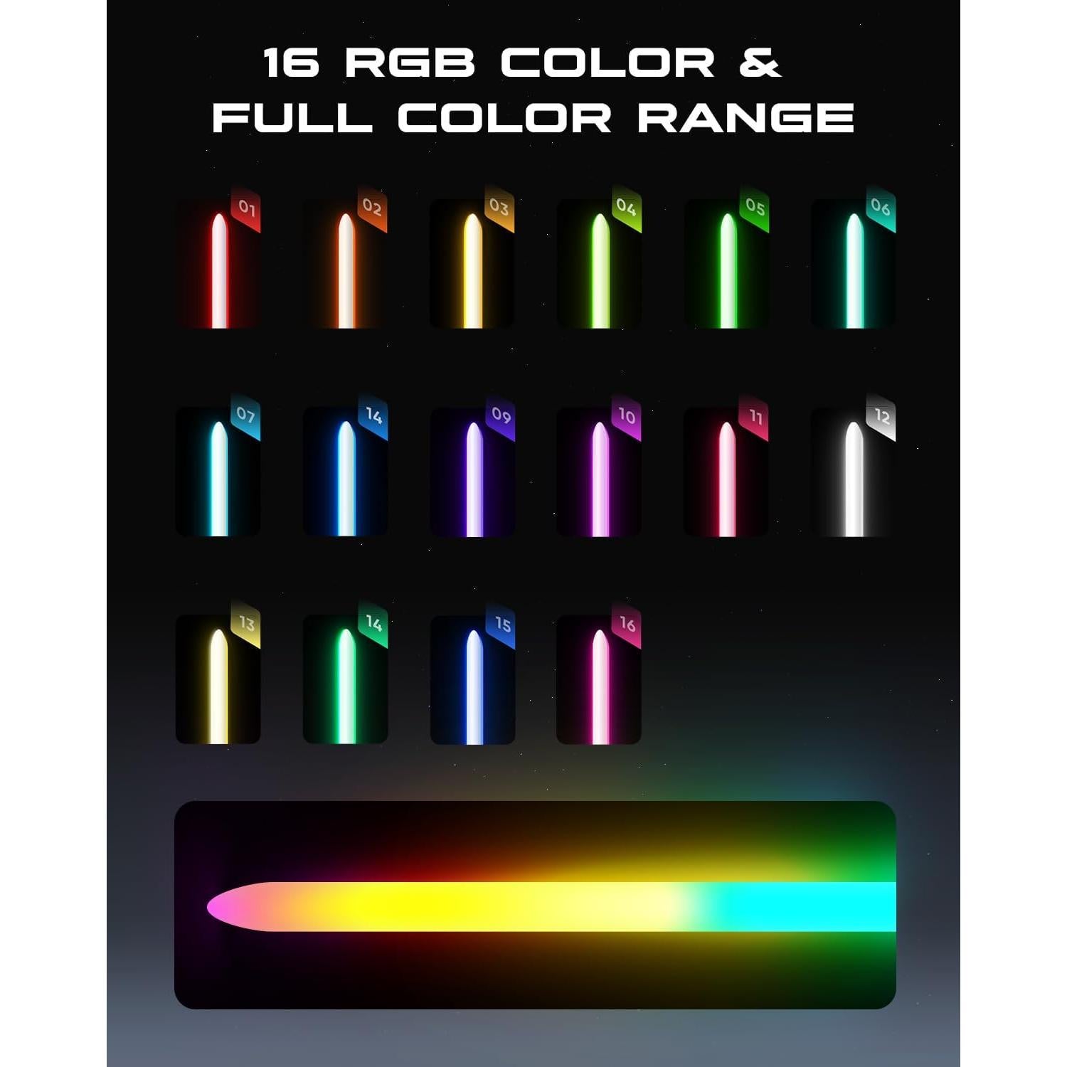 Sable de Luz XenoSaber XRGB 3.0 36" 16 Fuentes de Sonido