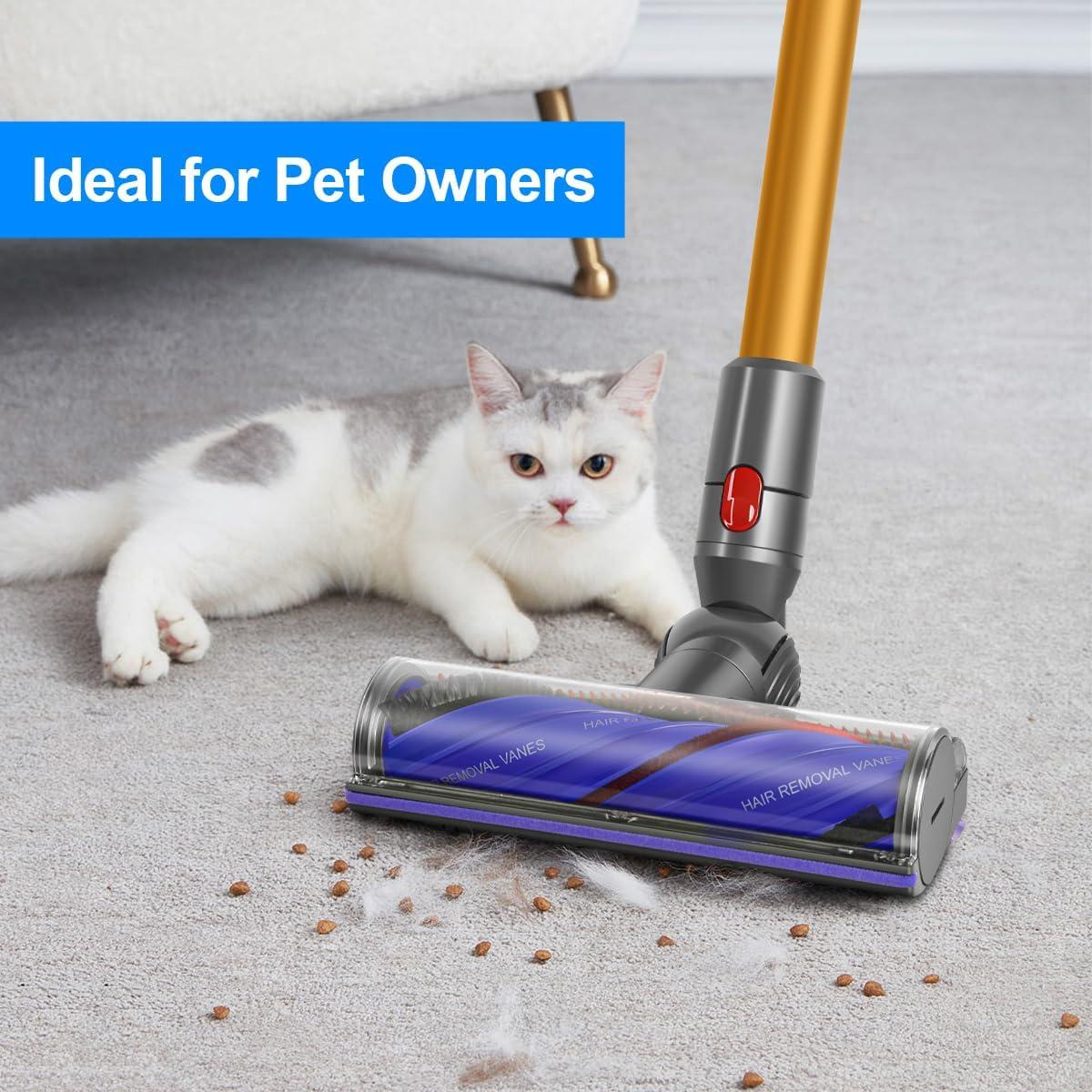 Cabezal Limpiador Motorizado FUNTECK para Aspiradoras Dyson V8 V10 V11 V15