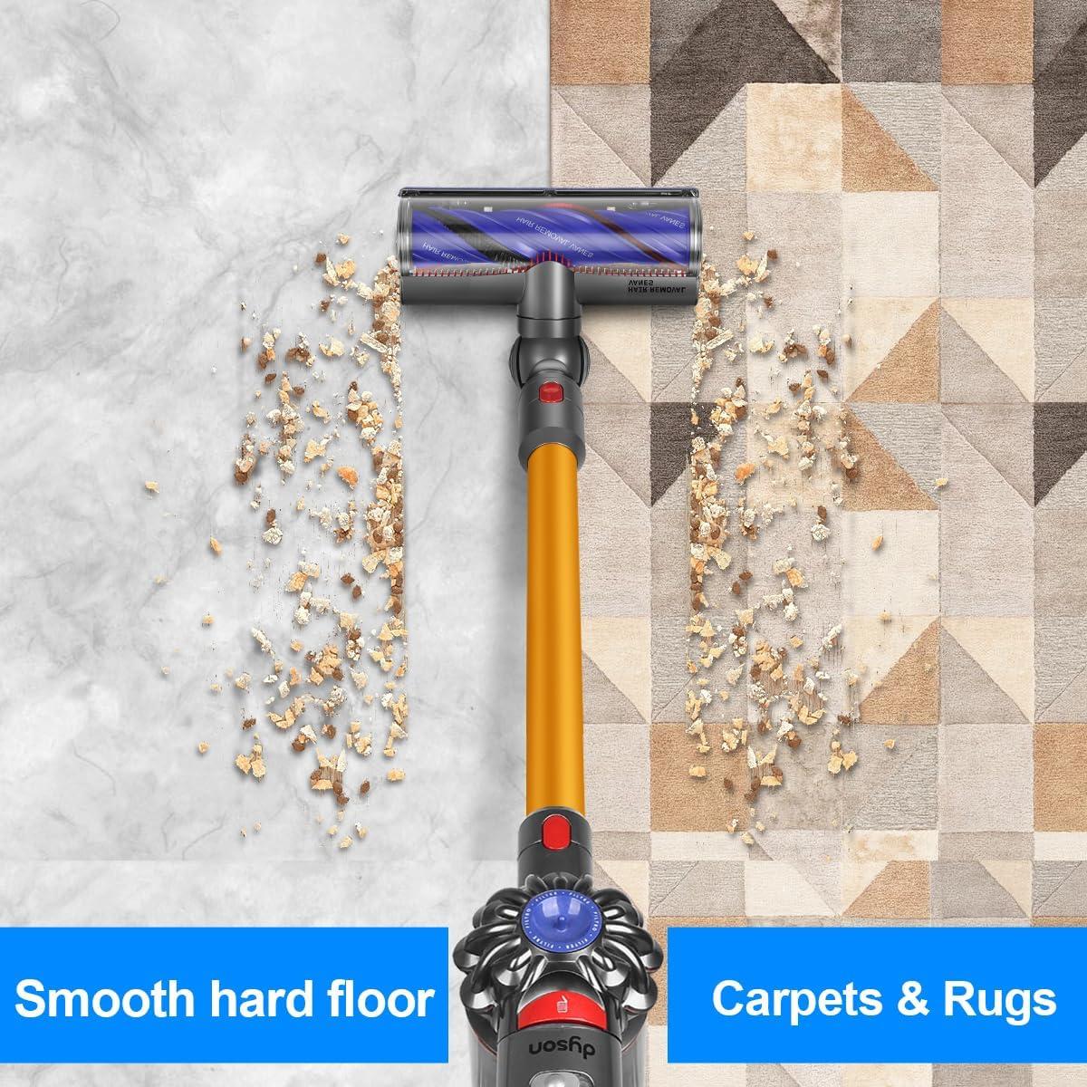 Cabezal Limpiador Motorizado FUNTECK para Aspiradoras Dyson V8 V10 V11 V15