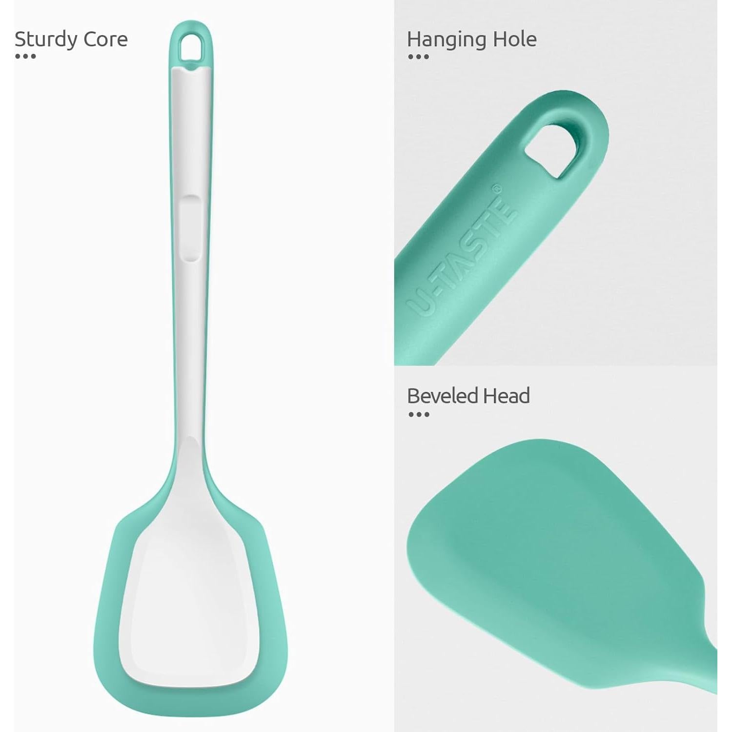 Espátulas de Silicona U-Taste 34.5cm Resistentes al Calor