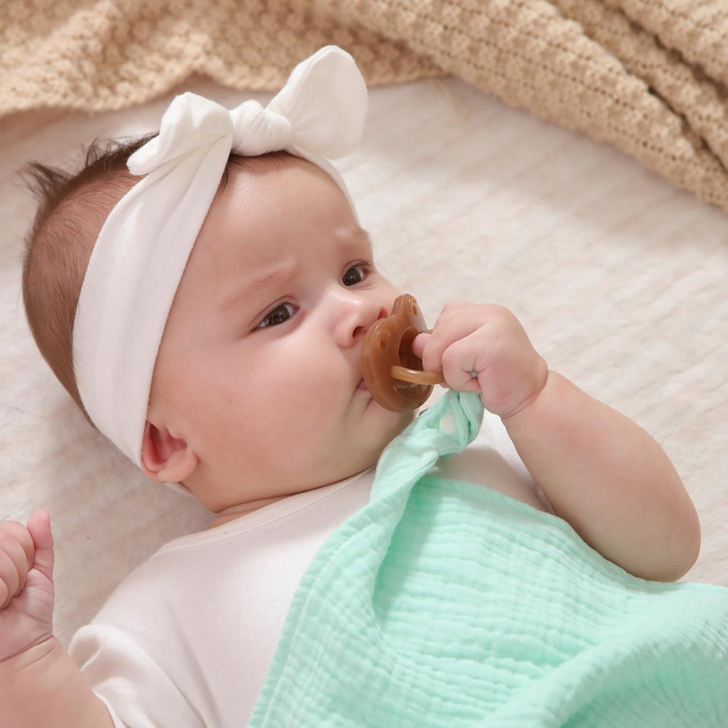 Muselinas de Algodón Orgánico PEIPEIWU - Paquete de 2 Gris