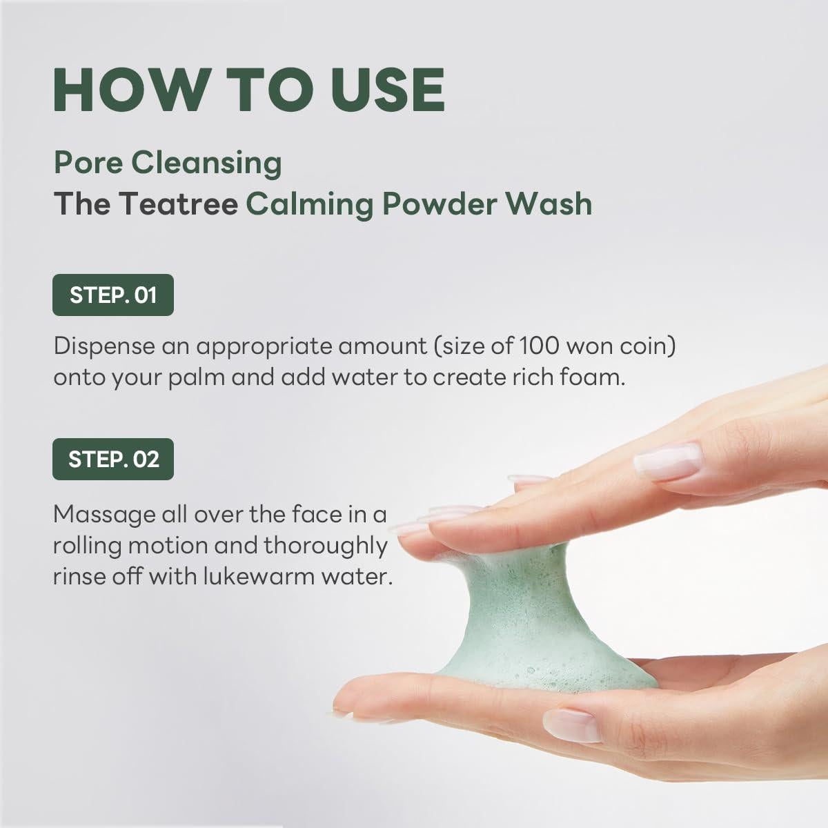 Limpiador Facial Mediheal Teatree Calming Powder Wash 49.87g