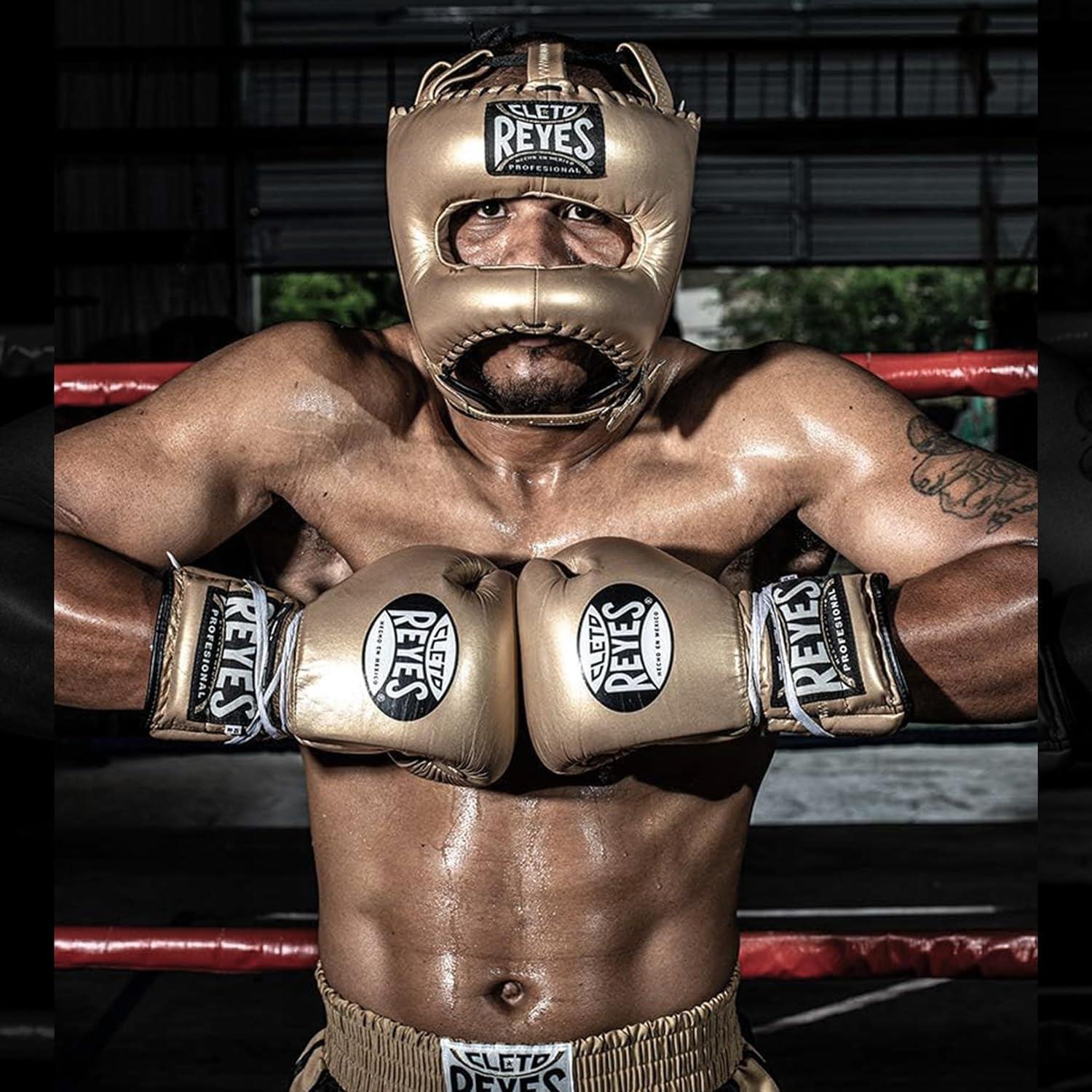 Casco de Boxeo Tradicional Cleto Reyes Unisex Negro Ajustable