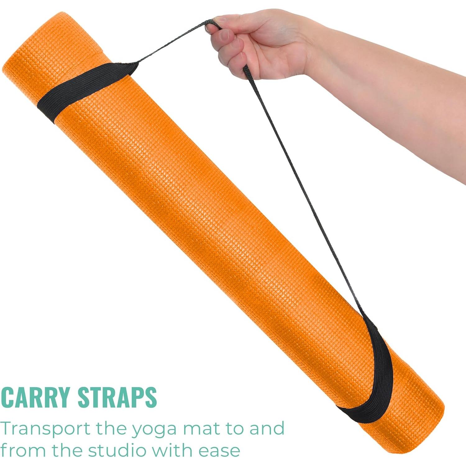 Paquete de 12 Esteras de Yoga Antideslizantes Upward Fit 172x61cm