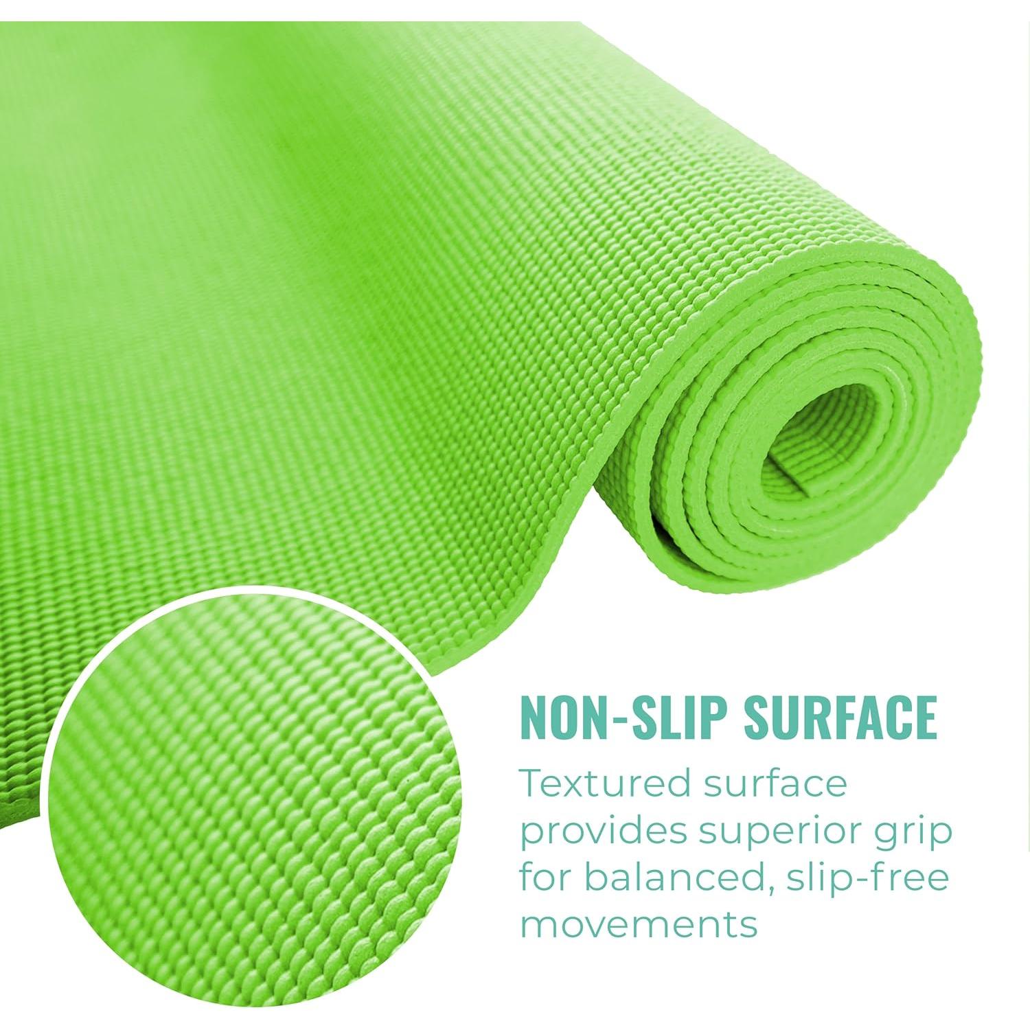 Paquete de 12 Esteras de Yoga Antideslizantes Upward Fit 172x61cm