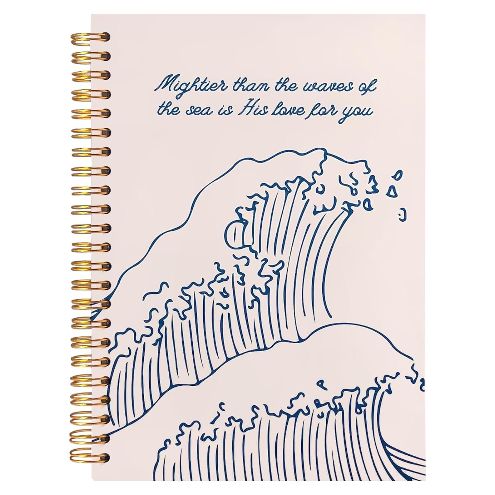 Diario Espiral BearCake - Más Poderoso Que Las Olas, 20.8x13.9 cm