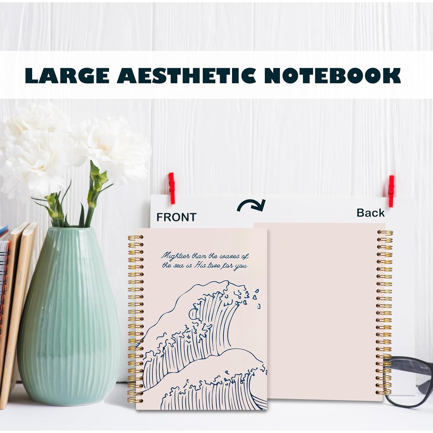 Diario Espiral BearCake - Más Poderoso Que Las Olas, 20.8x13.9 cm