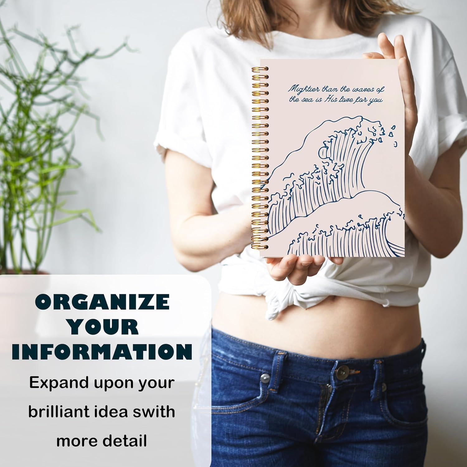 Diario Espiral BearCake - Más Poderoso Que Las Olas, 20.8x13.9 cm