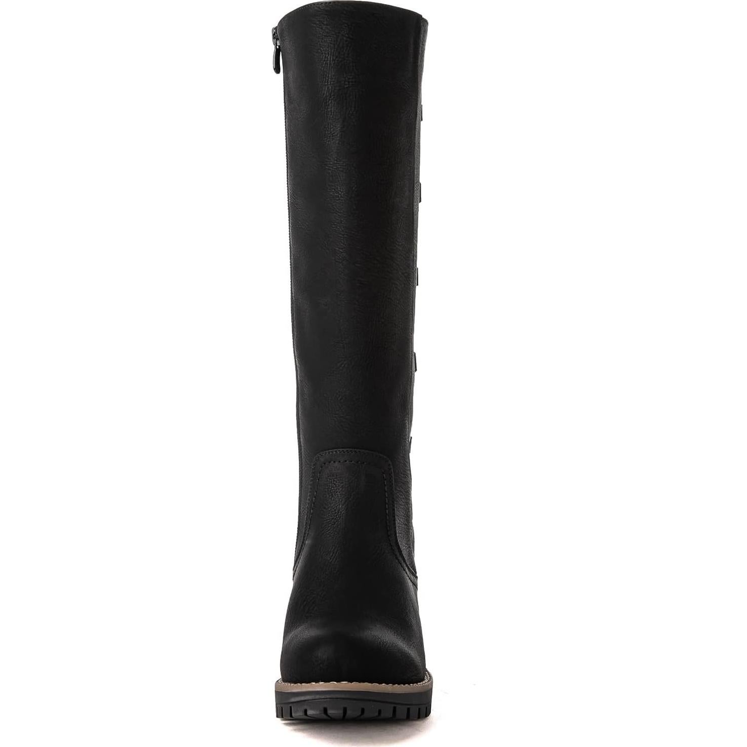 Botas Altas de Motocicleta para Mujer Globalwin GW-W22YY07 Negro