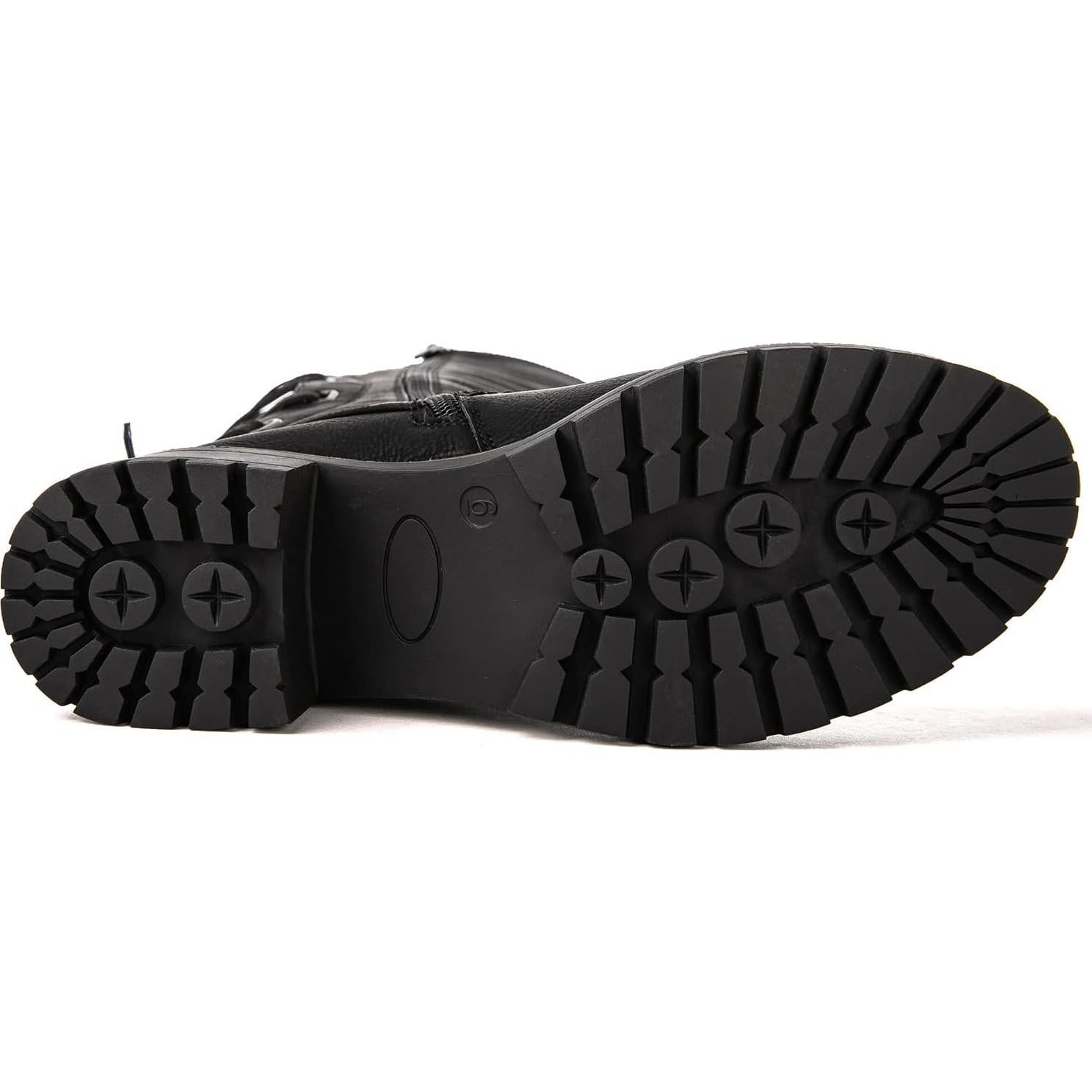 Botas Altas de Motocicleta para Mujer Globalwin GW-W22YY07 Negro