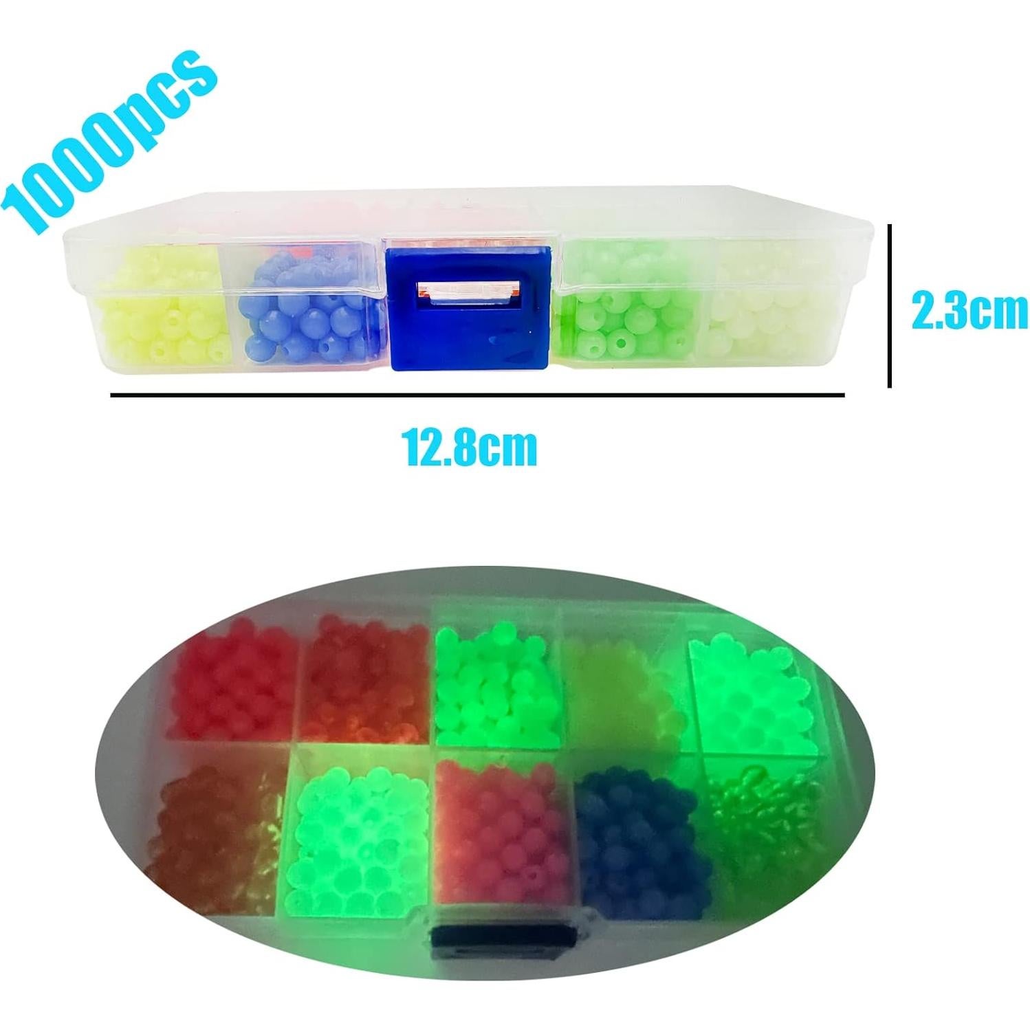 Perlas de Pesca 1000pcs 5mm Jttsptd Mezcla de Colores