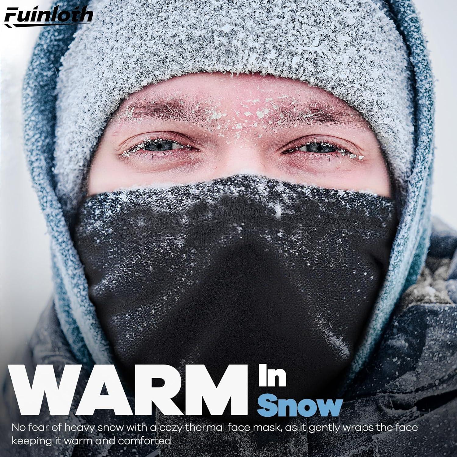 Gaiter de Cuello Térmico Fuinloth 2 Pack para Climas Fríos