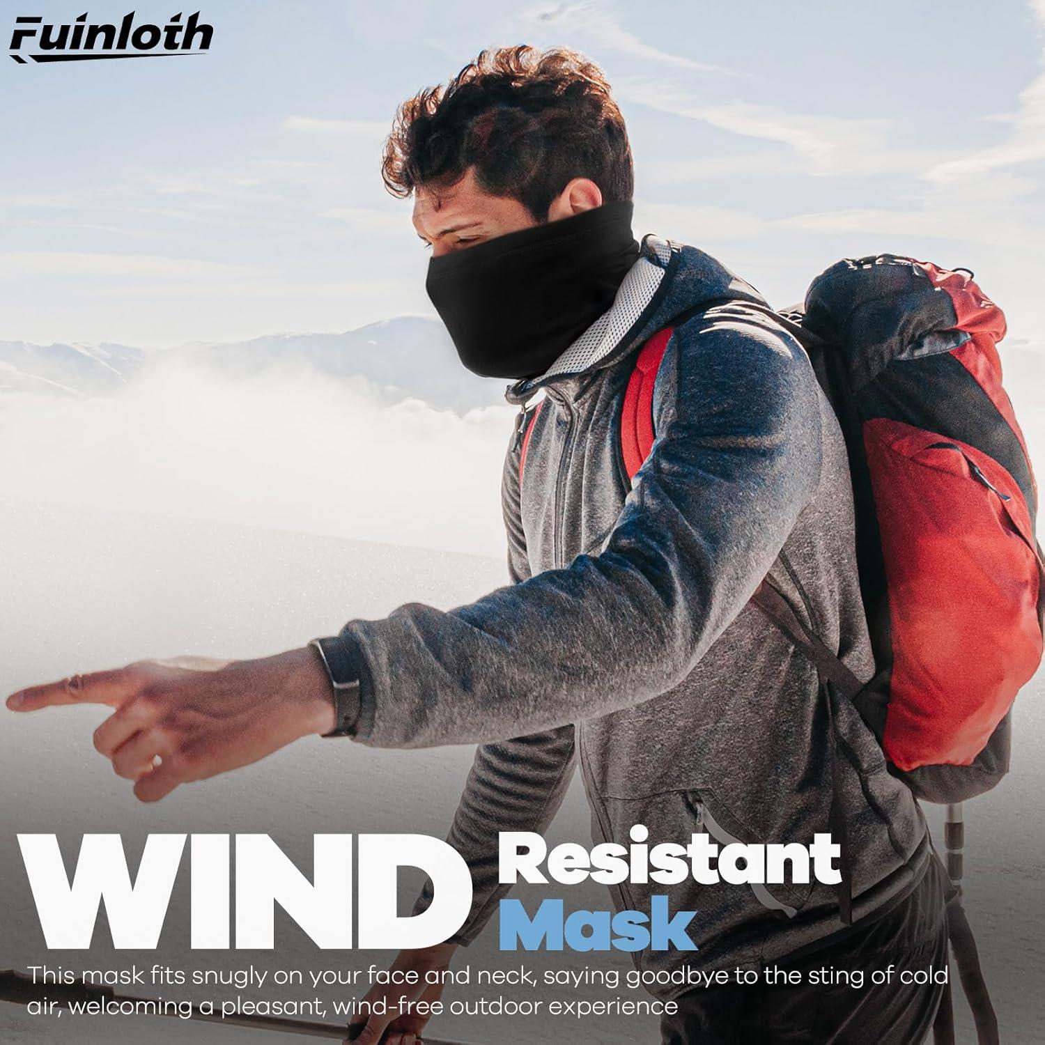 Gaiter de Cuello Térmico Fuinloth 2 Pack para Climas Fríos