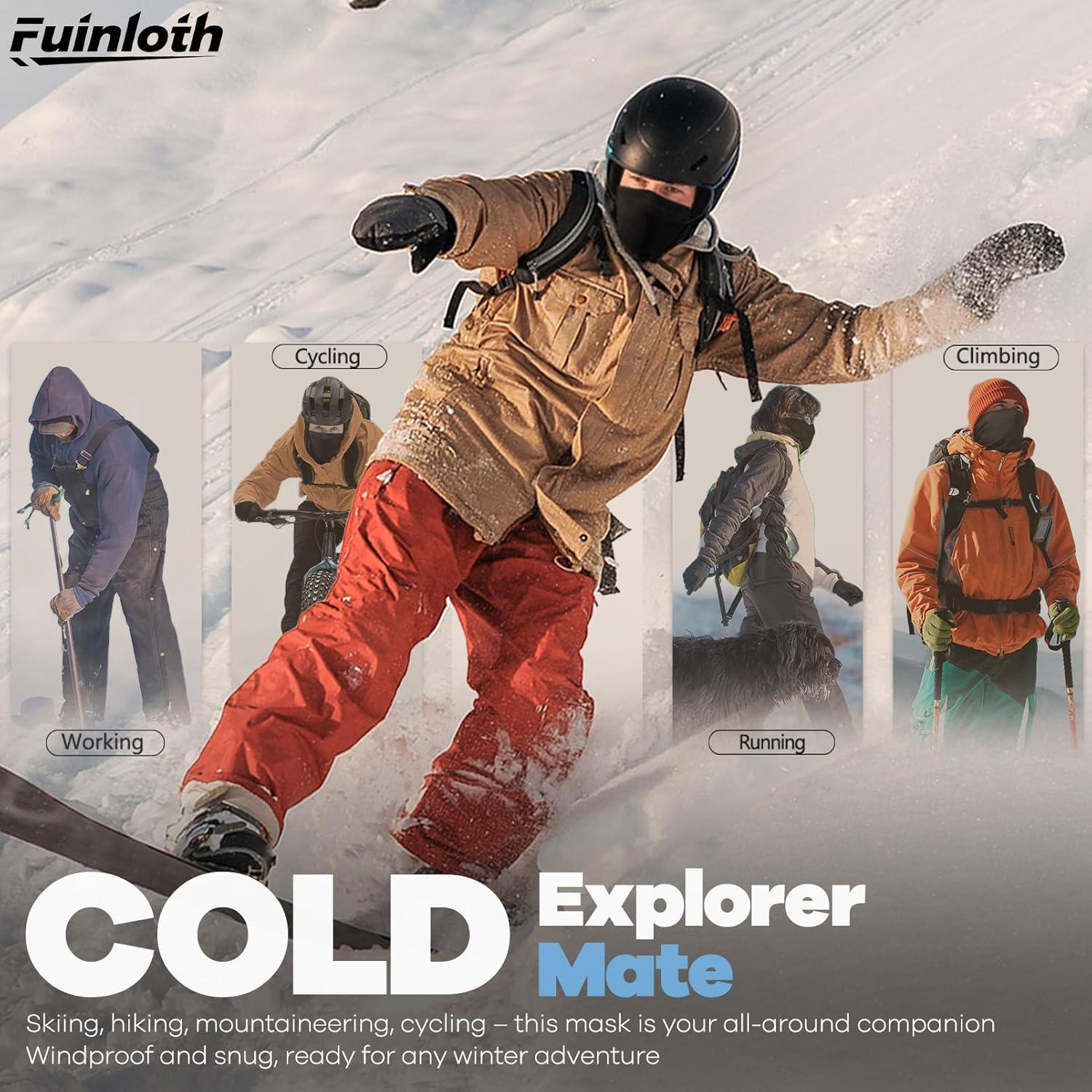 Gaiter de Cuello Térmico Fuinloth 2 Pack para Climas Fríos