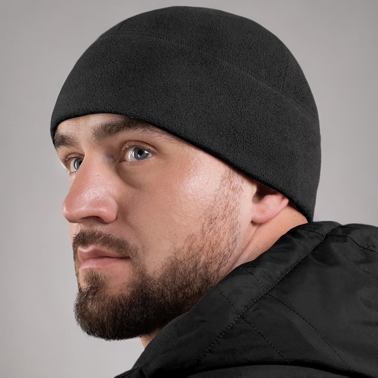 Gorro Táctico Militar M-Tac Elite Fleece Negro Pequeño