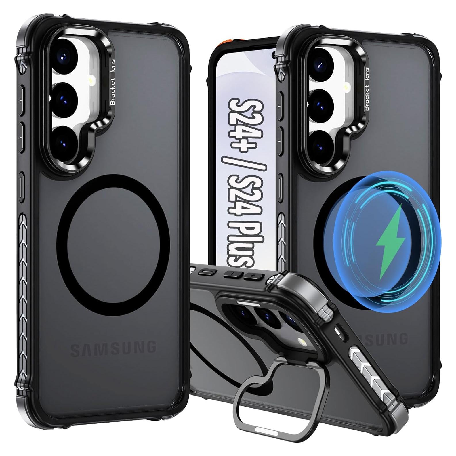Funda Magnética ZOEII para Samsung Galaxy S24 Plus 6.7" Negra