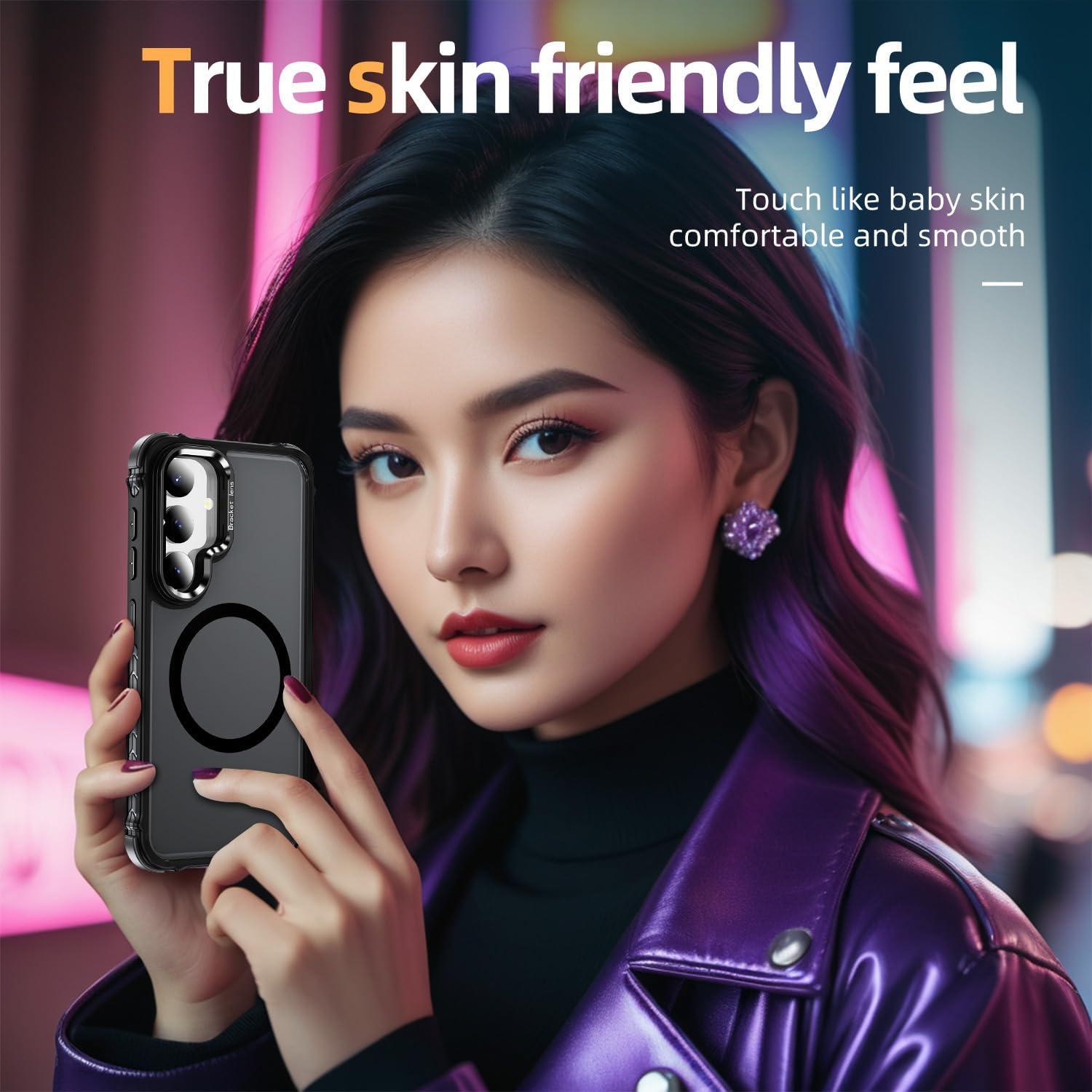 Funda Magnética ZOEII para Samsung Galaxy S24 Plus 6.7" Negra