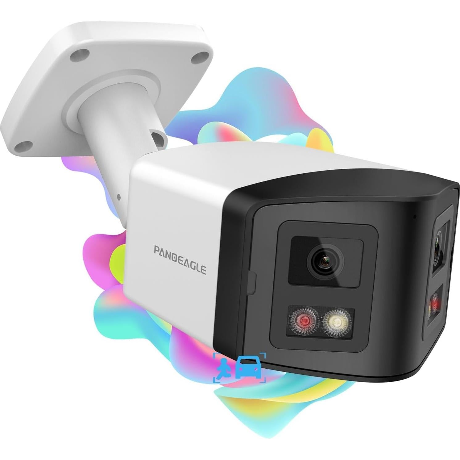 Cámara de Seguridad IP PoE Panoeagle 4MP Doble Lente 180°