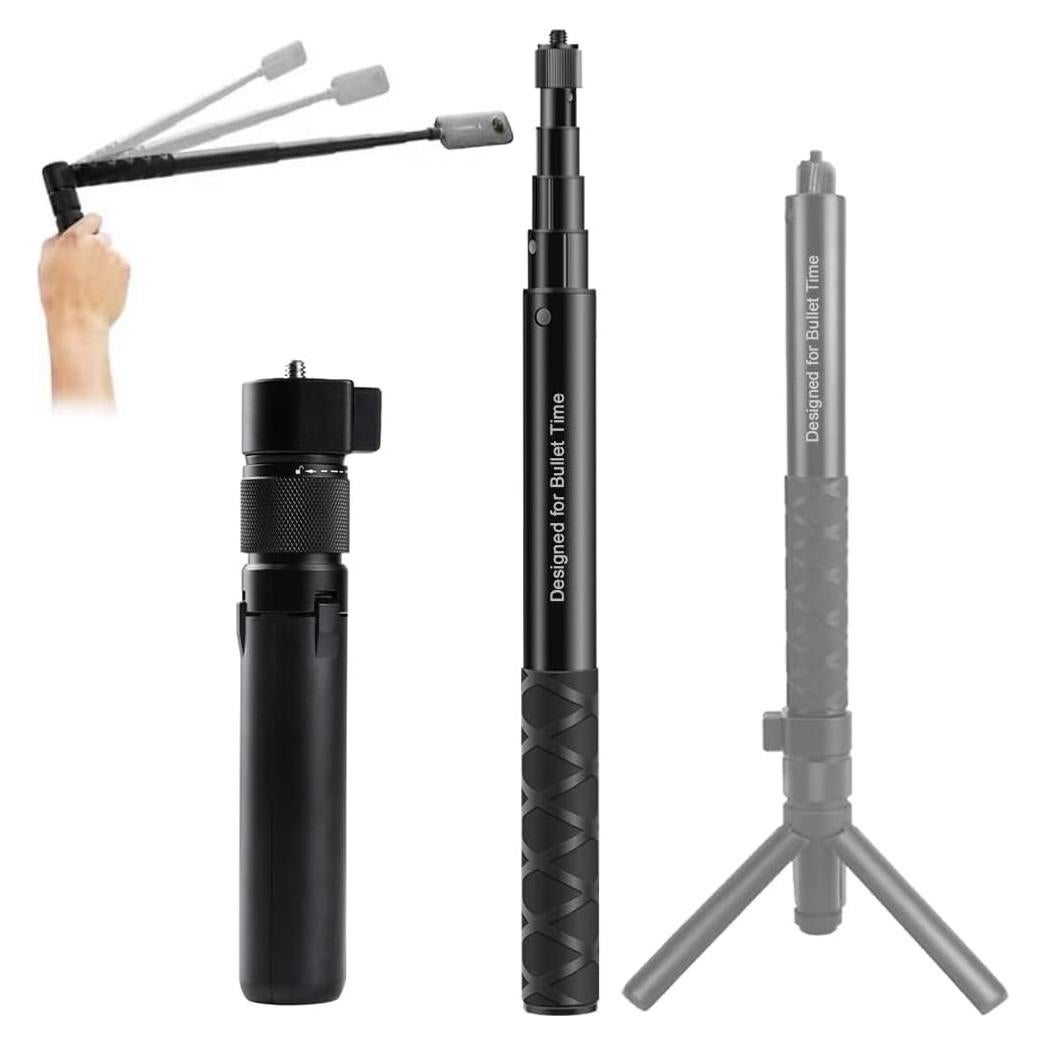 Palo de Selfie y Trípode TOPLING Bullet Time 1.14m para Insta360