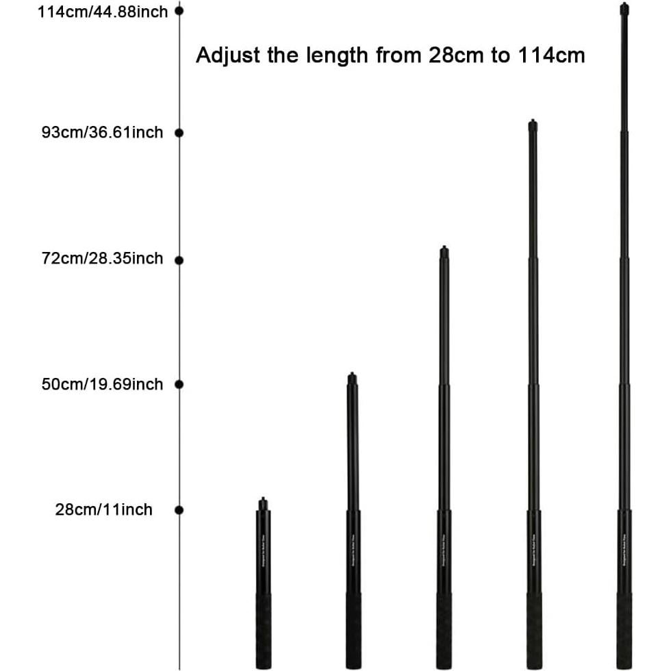 Palo de Selfie y Trípode TOPLING Bullet Time 1.14m para Insta360