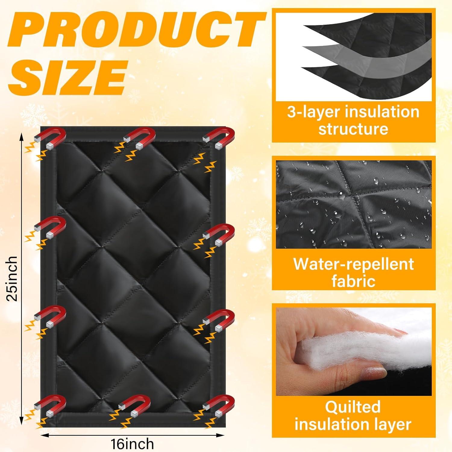 Cortina Aislante Magnética para Ventana RV Beeveer 40.64x63.5cm