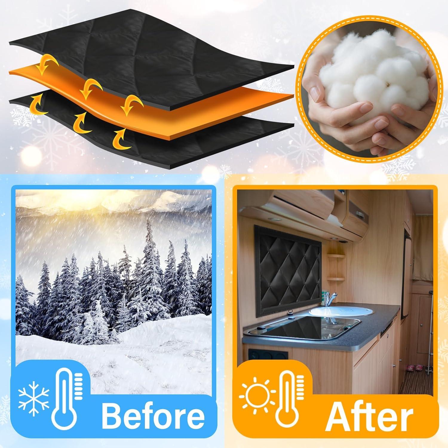 Cortina Aislante Magnética para Ventana RV Beeveer 40.64x63.5cm