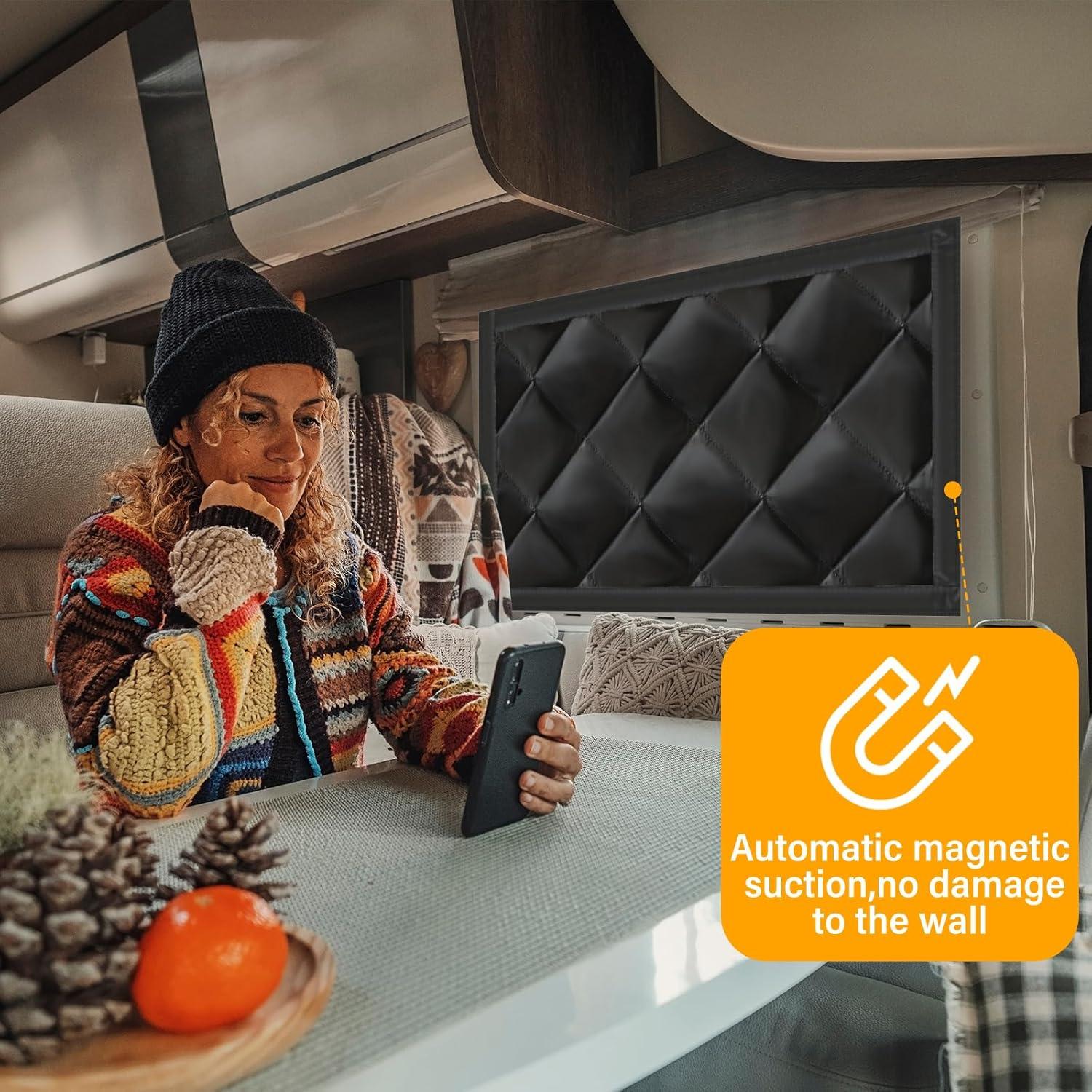 Cortina Aislante Magnética para Ventana RV Beeveer 40.64x63.5cm