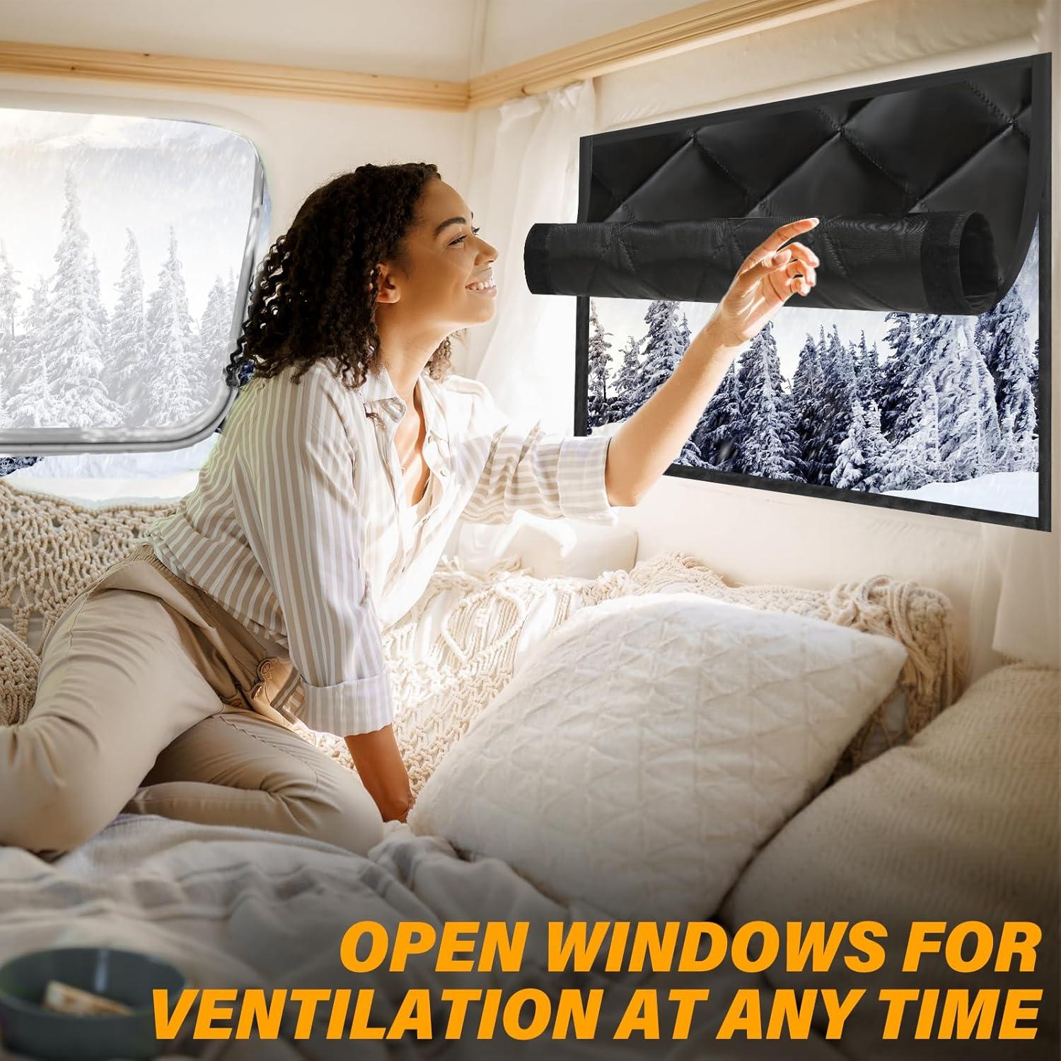 Cortina Aislante Magnética para Ventana RV Beeveer 40.64x63.5cm