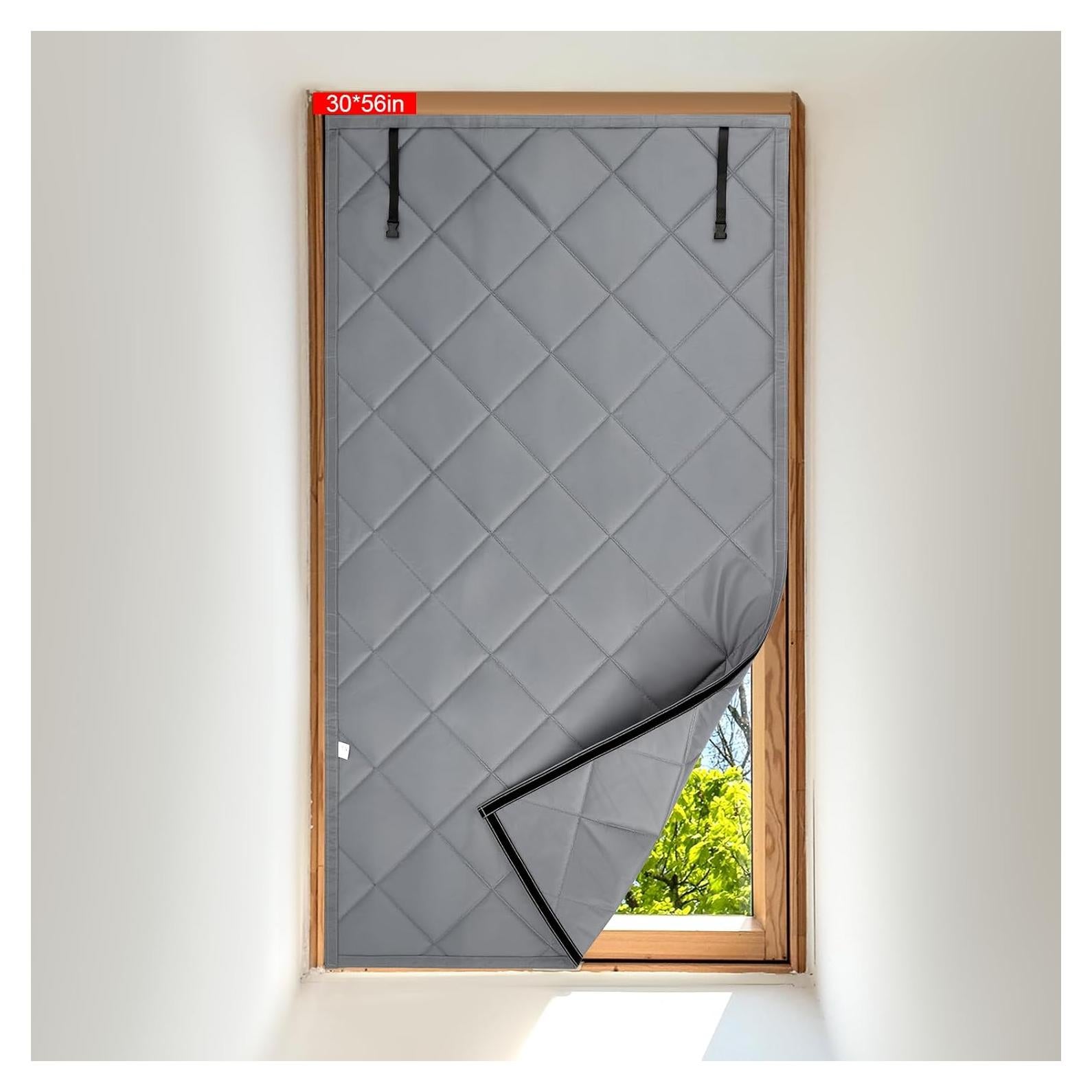 Cubierta Aislante de Ventana Oxford 99x160cm Gris Térmica