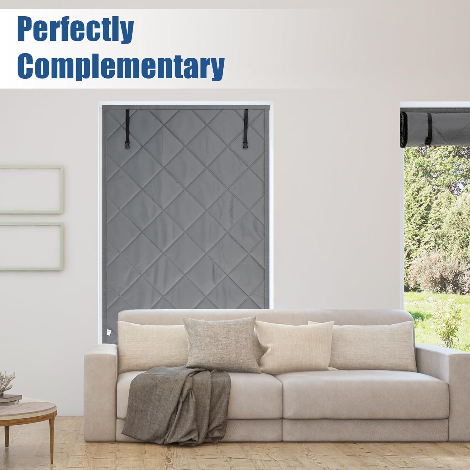 Cubierta Aislante de Ventana Oxford 99x160cm Gris Térmica