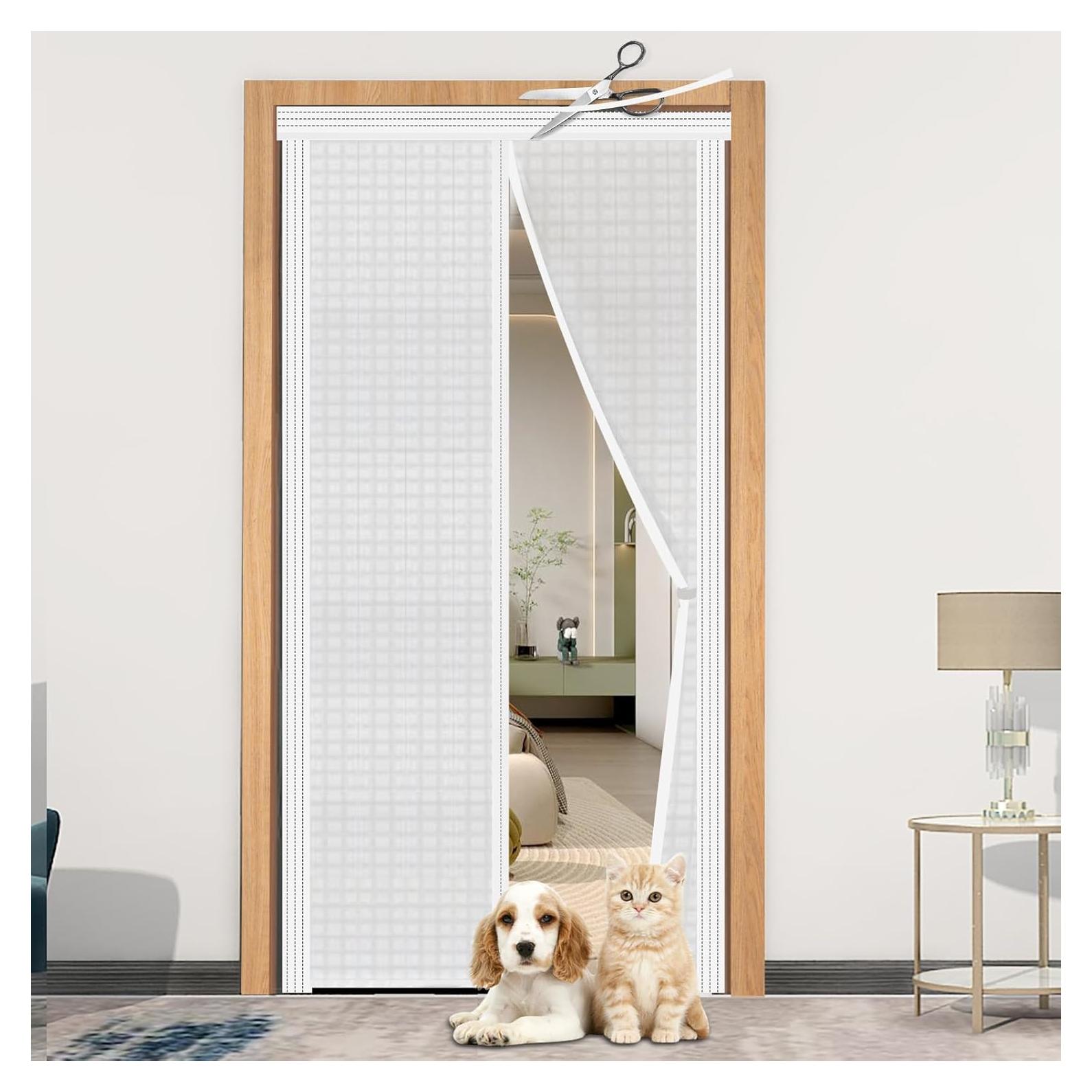 Cortina de Puerta Aislada Ajustable Veanusiver 74-86 cm x 200-210 cm