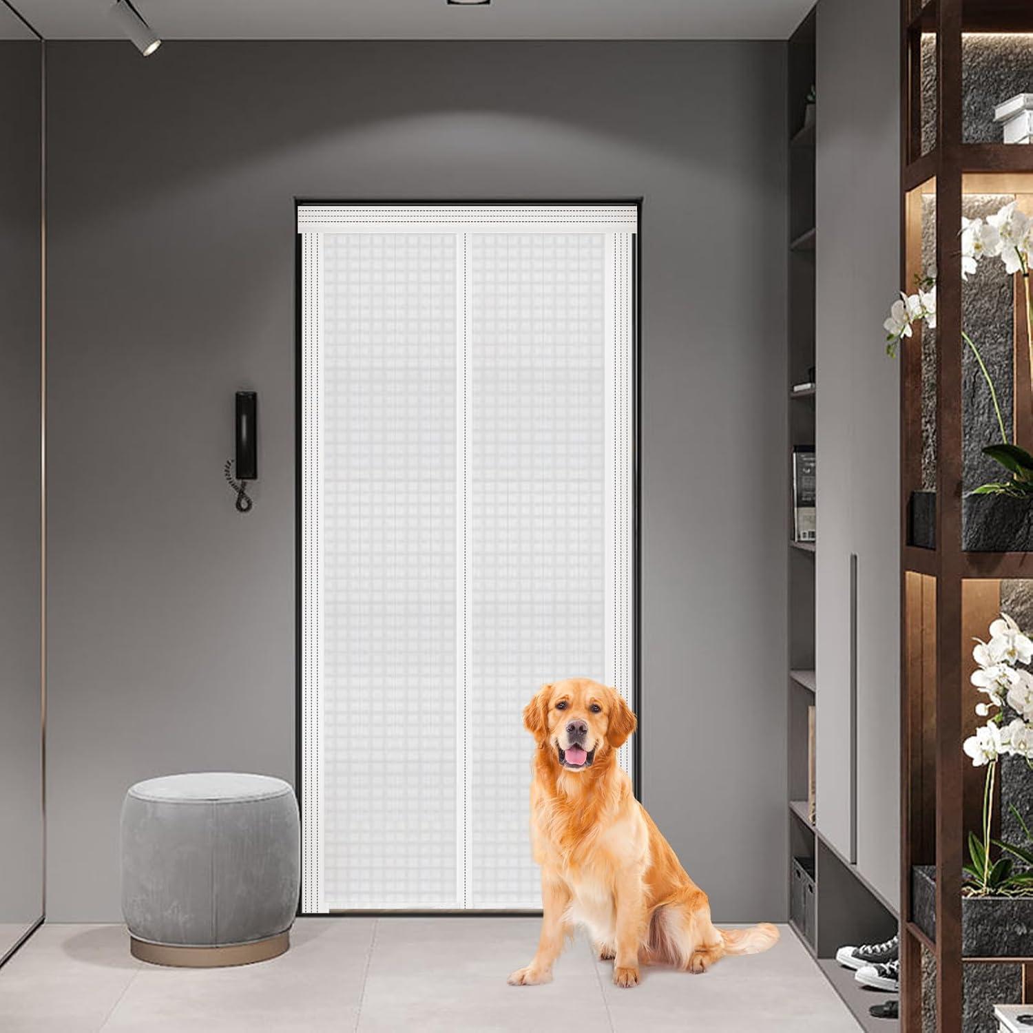 Cortina de Puerta Aislada Ajustable Veanusiver 74-86 cm x 200-210 cm