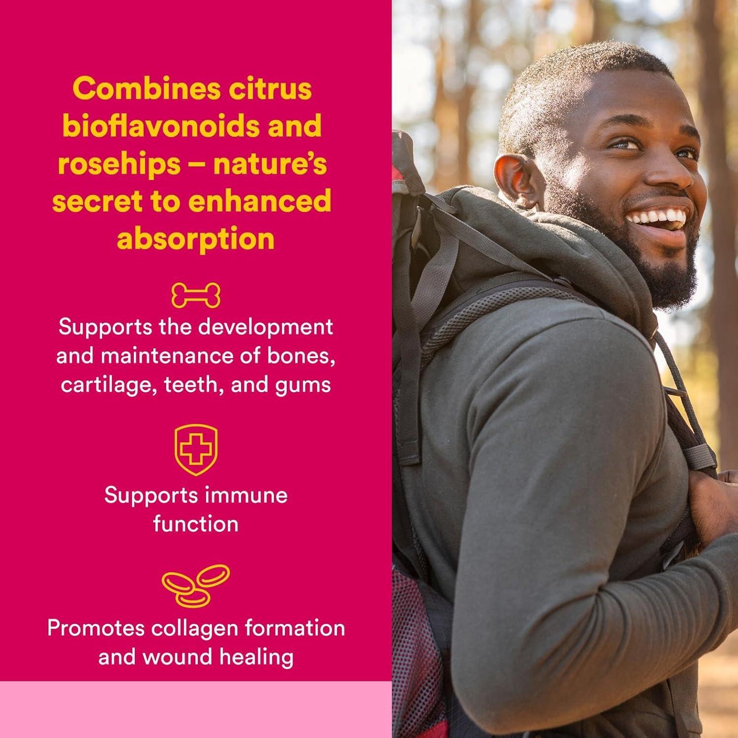 Vitamina C 1000mg Liberación Prolongada Factores Naturales 90 Tabletas